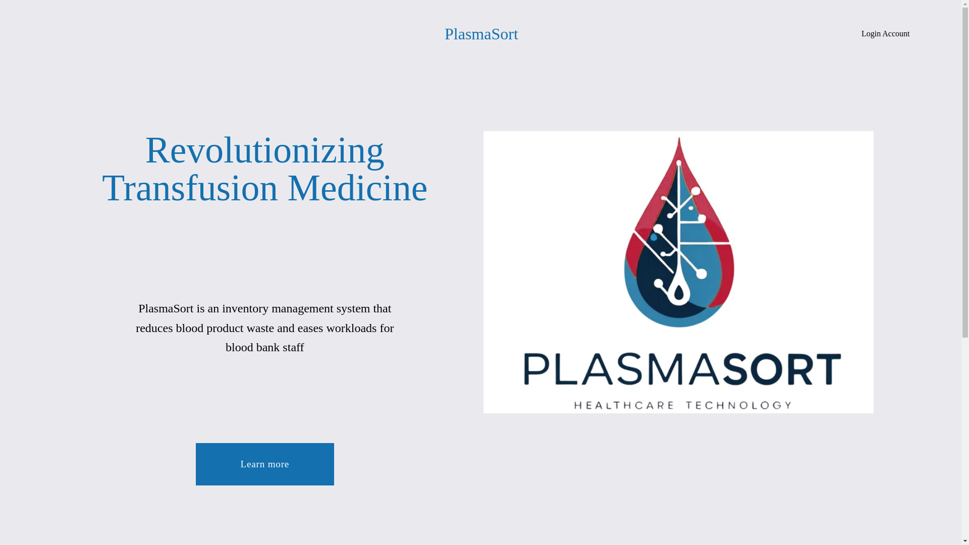 website screenshot of https://plasma-sort.com/