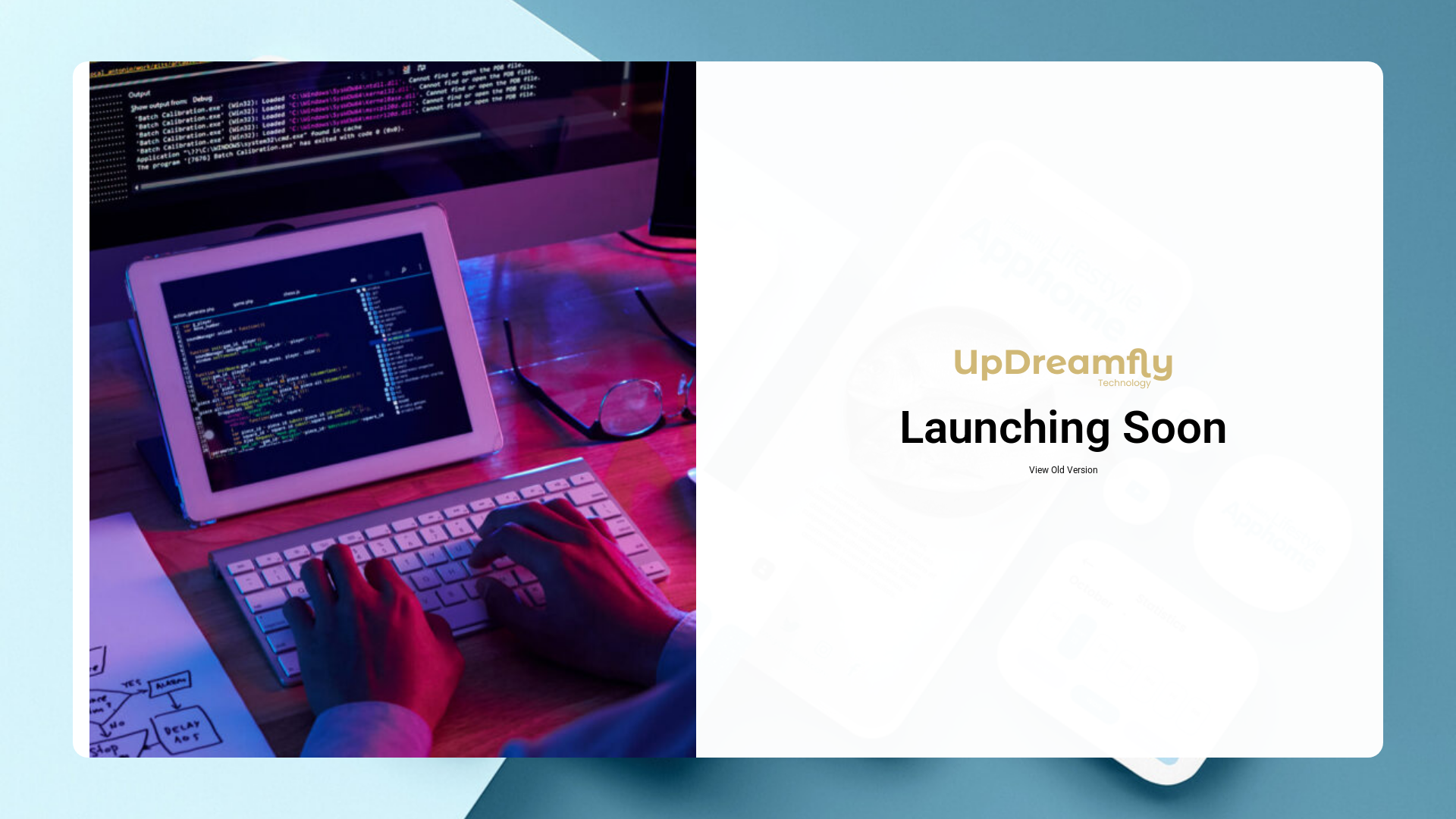 website screenshot of https://updreamfly.com/
