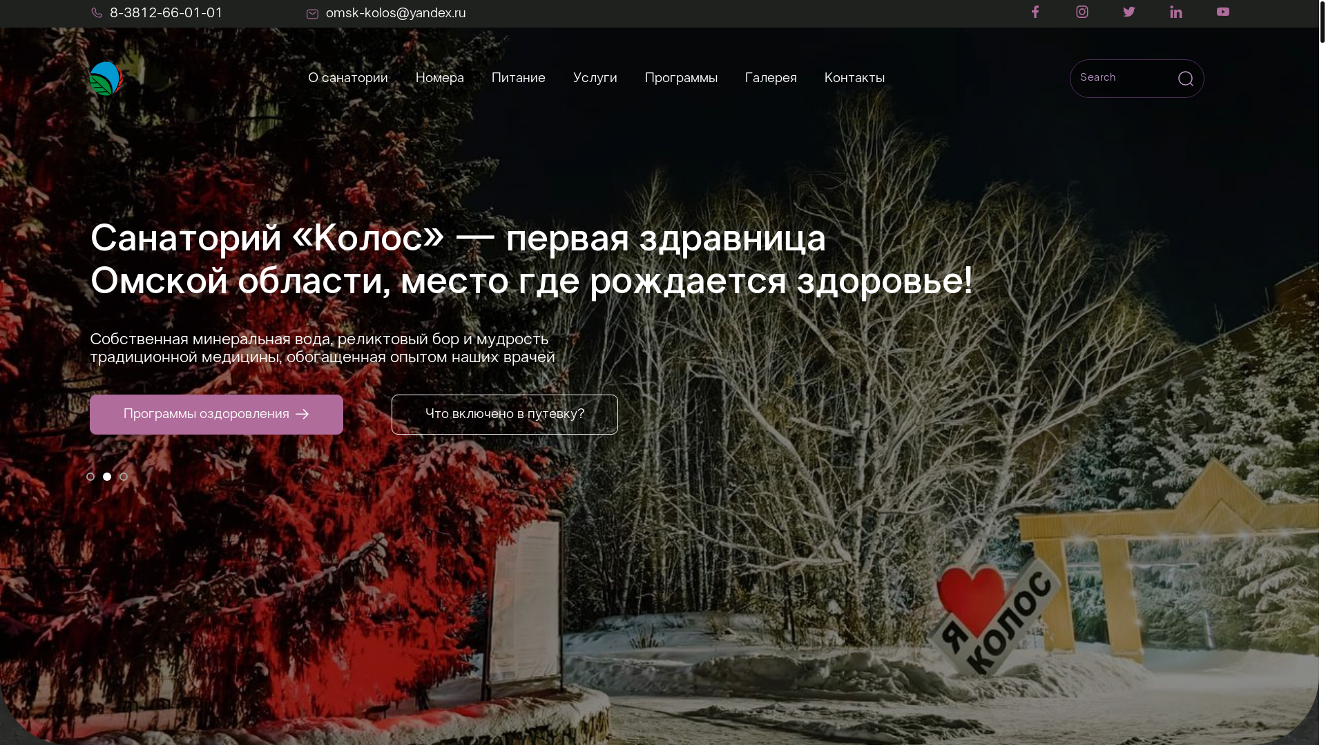 website screenshot of https://san-kolos.ru/