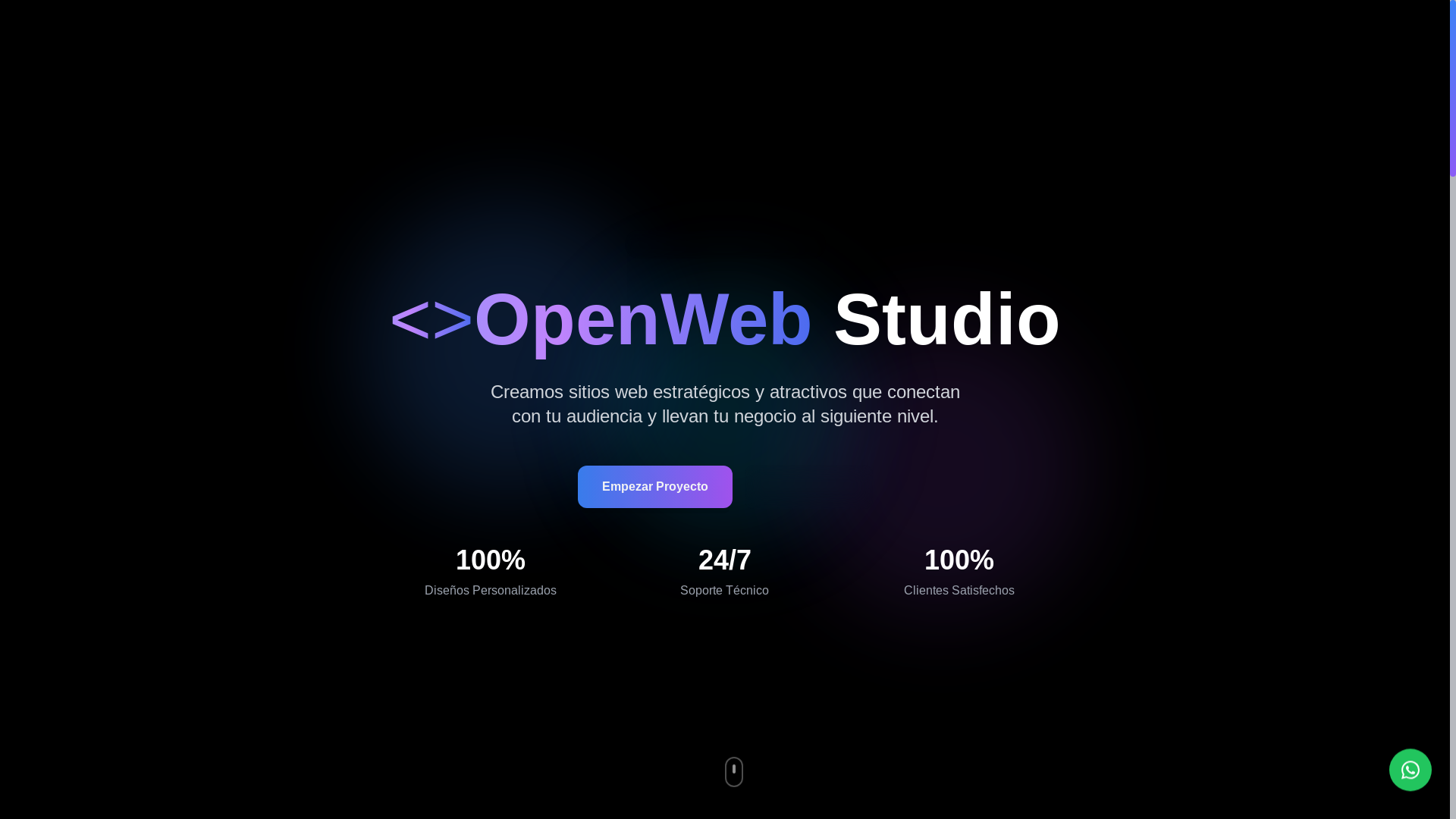 website screenshot of https://openwebstudio.net/