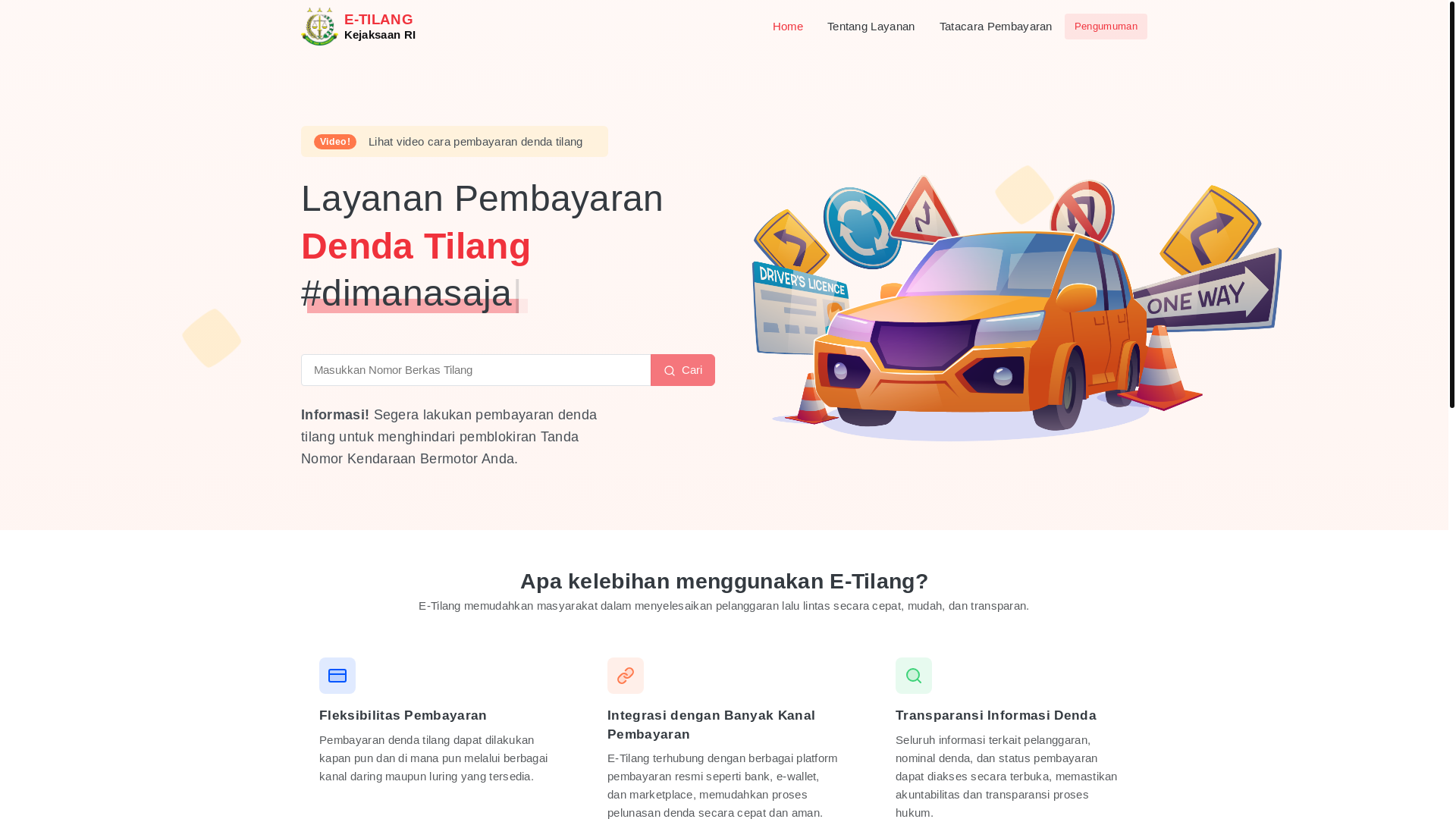 website screenshot of https://e-ttlilang.cc/