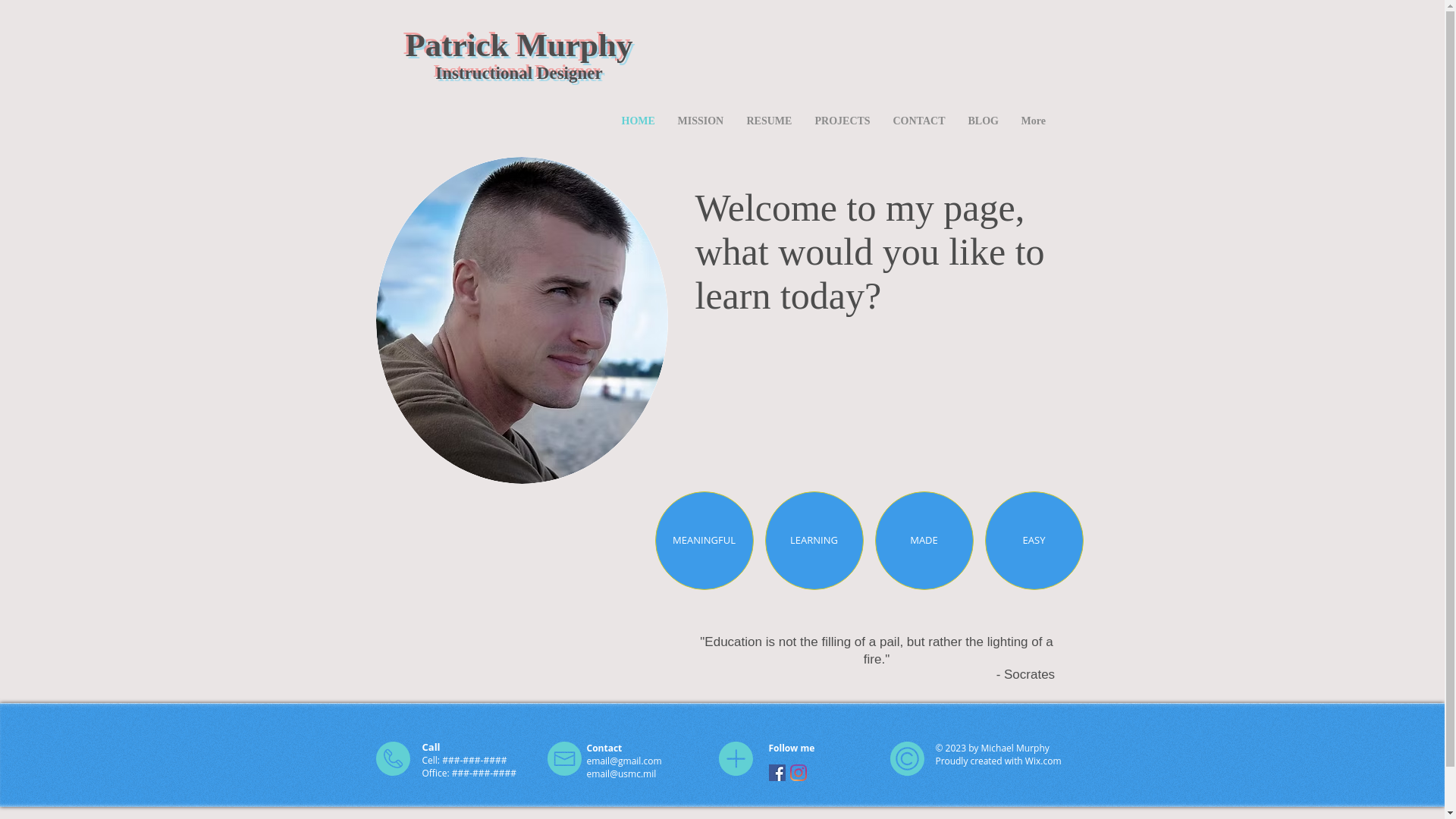 website screenshot of https://murphisms.com/