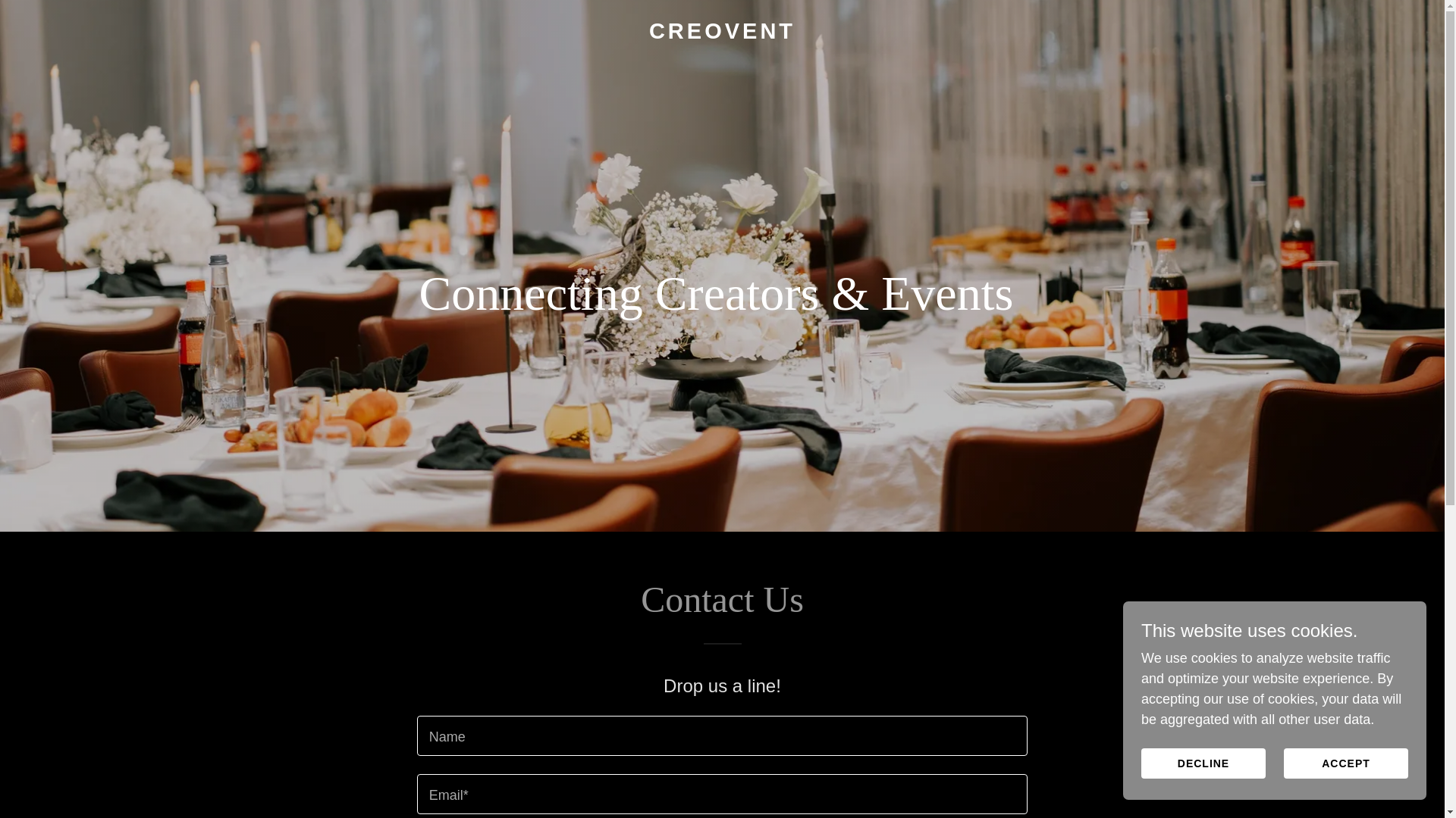 website screenshot of https://creovent.eu/