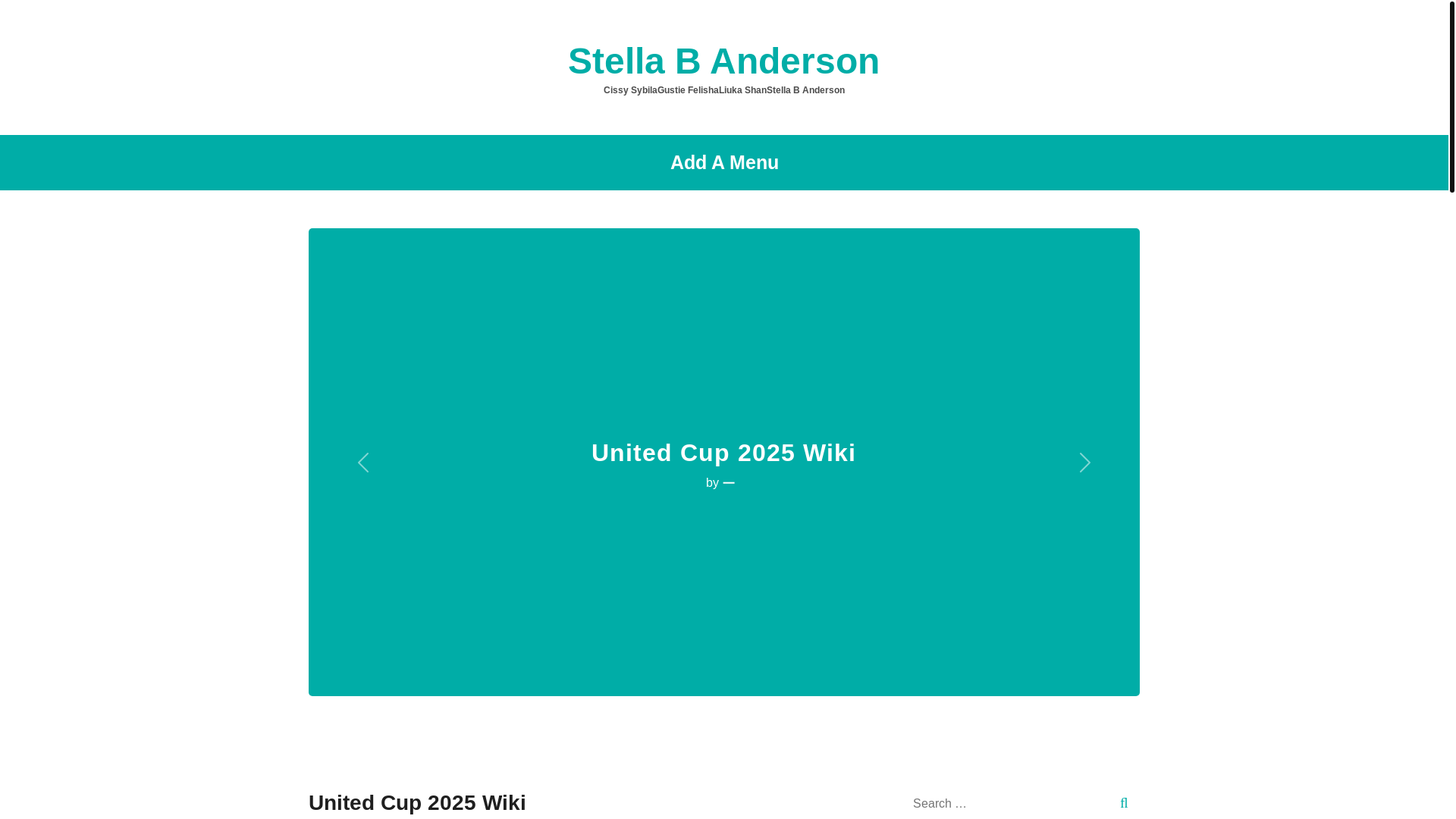 website screenshot of https://stellabanderson.pages.dev/