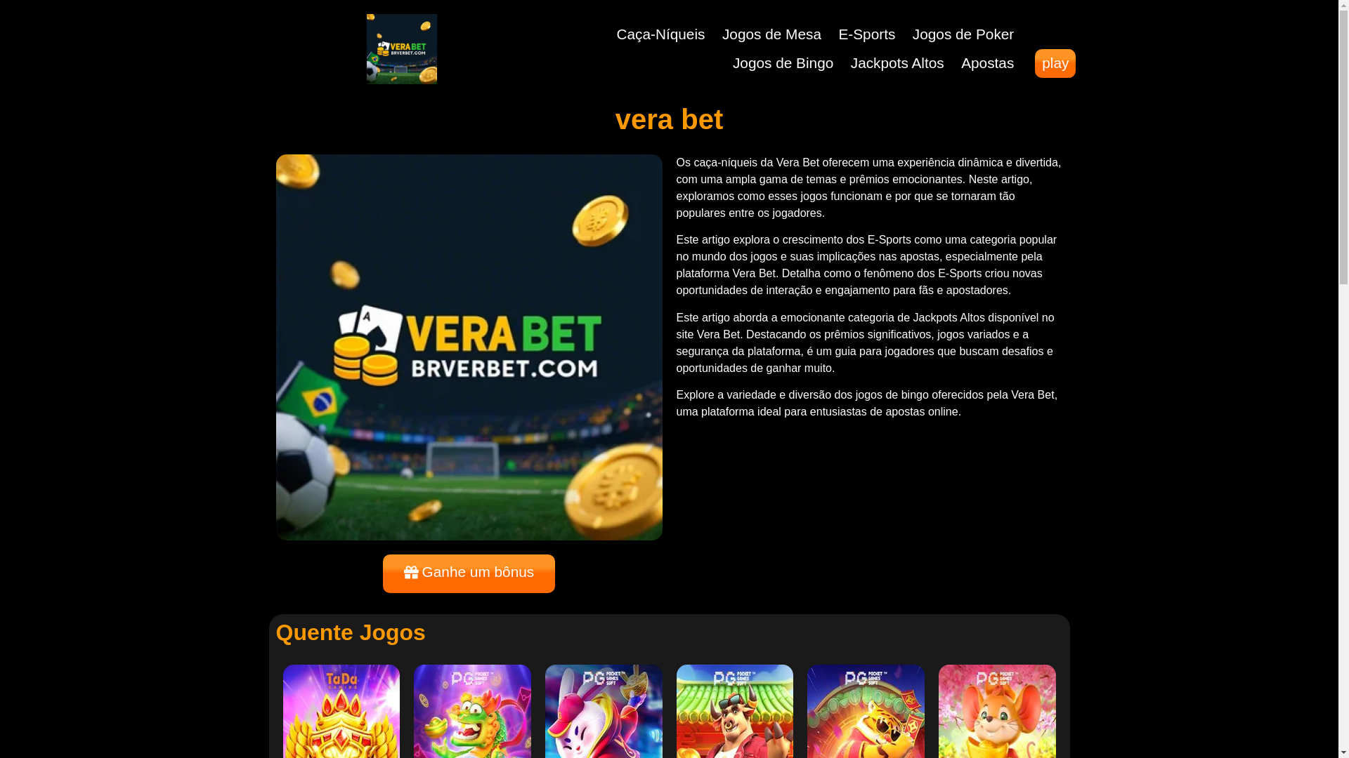 website screenshot of https://brverabet.com/