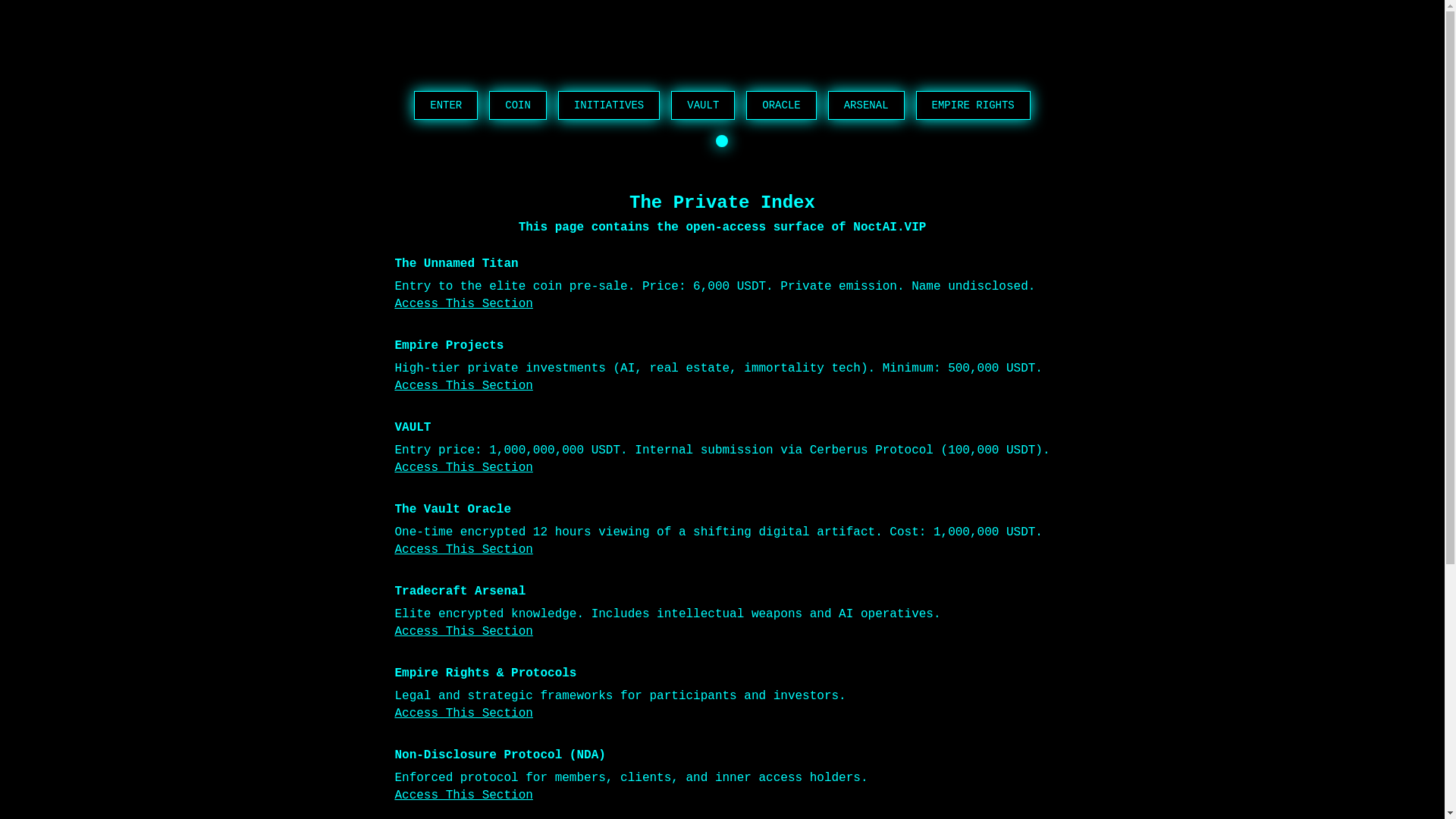 website screenshot of https://noctaiindex.pages.dev/