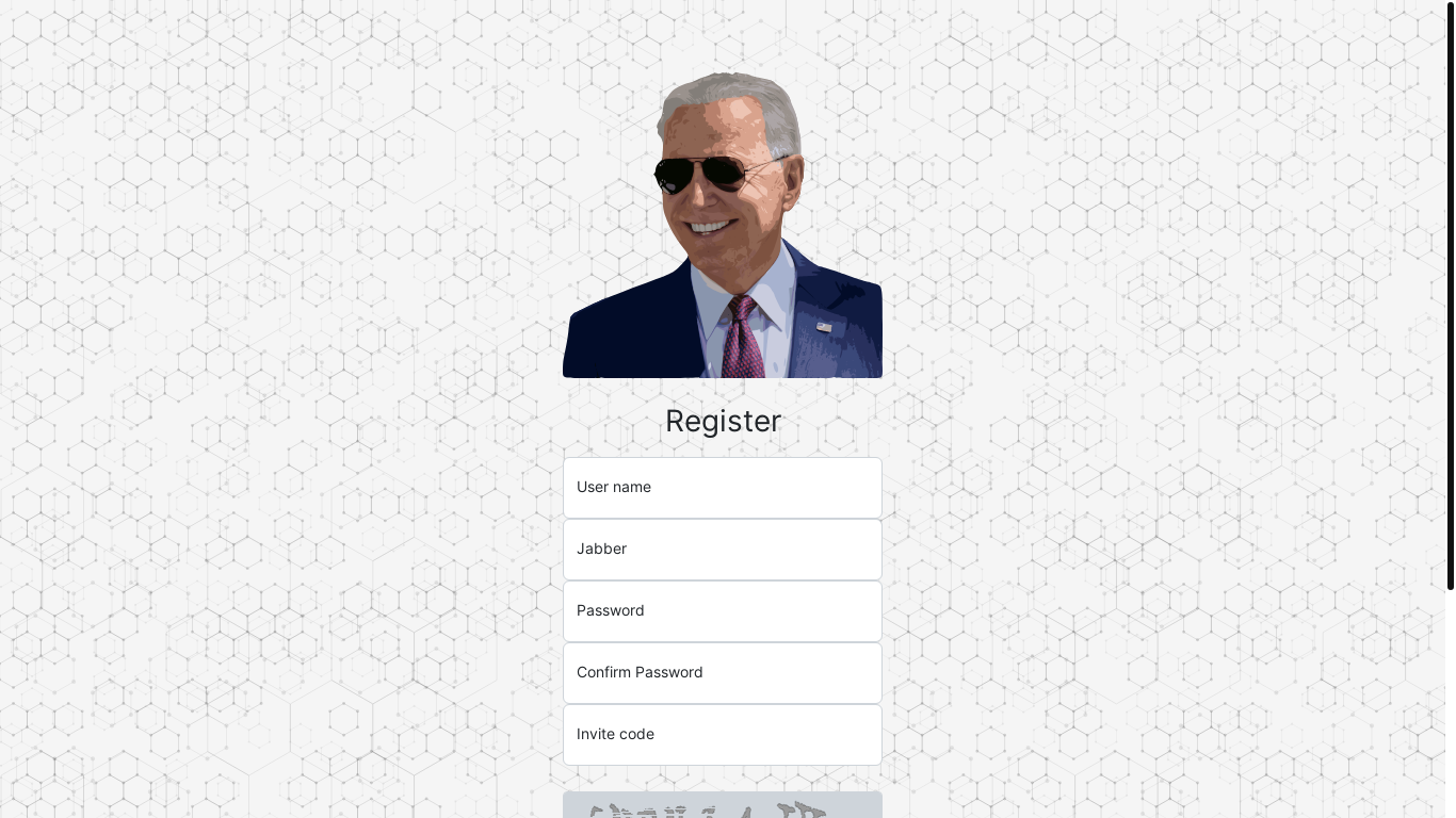 website screenshot of https://www-bidencash.com/register.php
