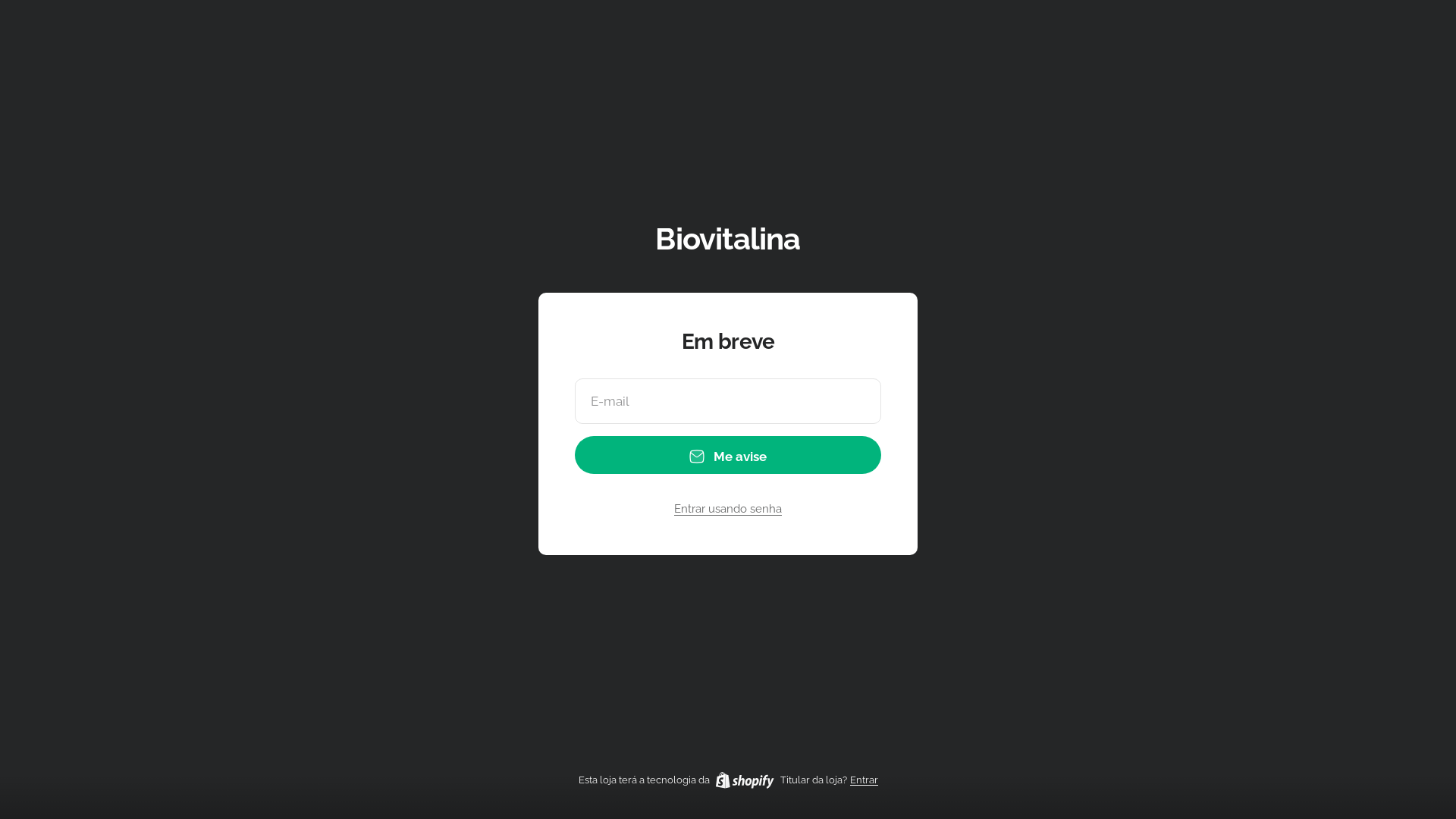 website screenshot of https://biovitalina.online/