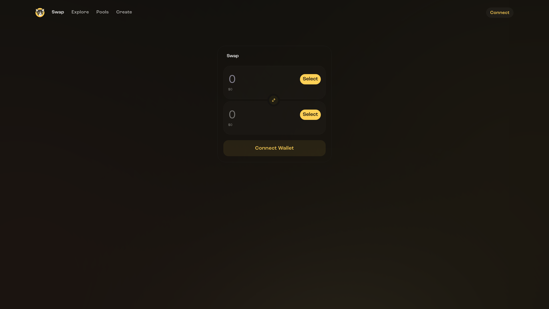 website screenshot of https://huahuaswap.pages.dev/