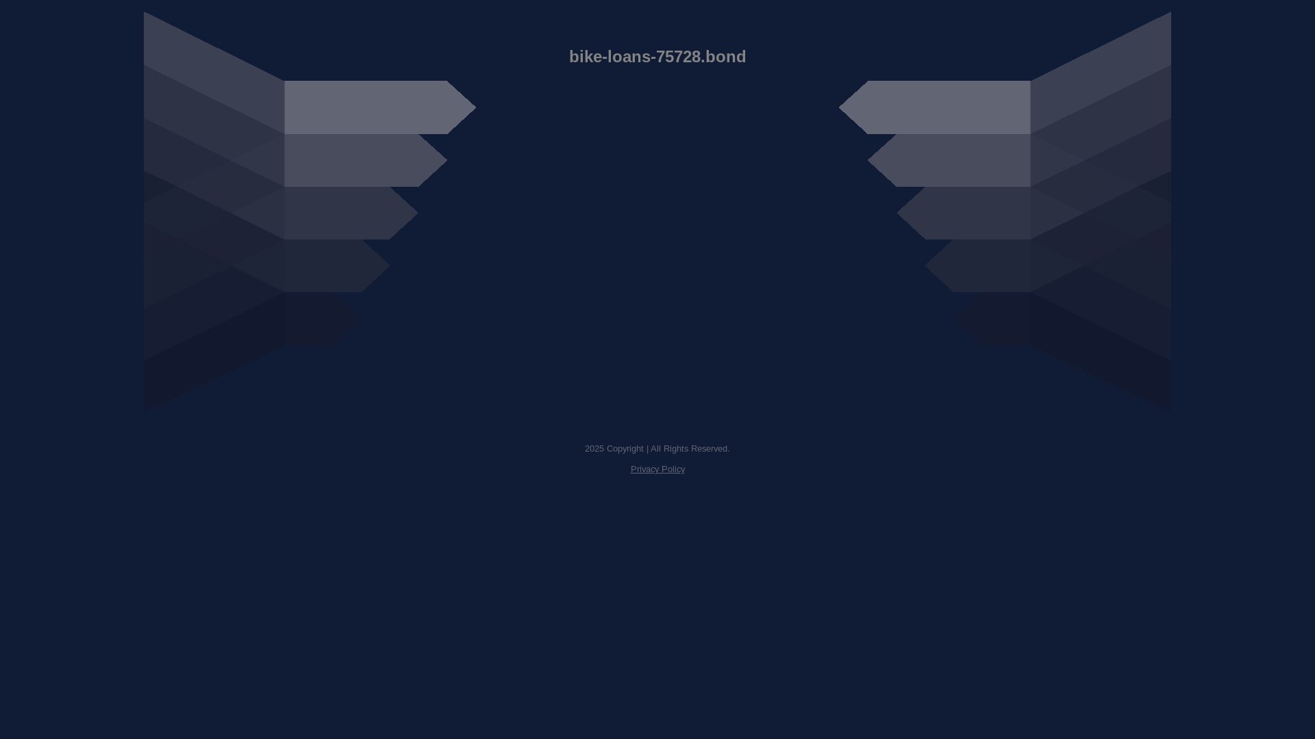 website screenshot of https://bike-loans-75728.bond/