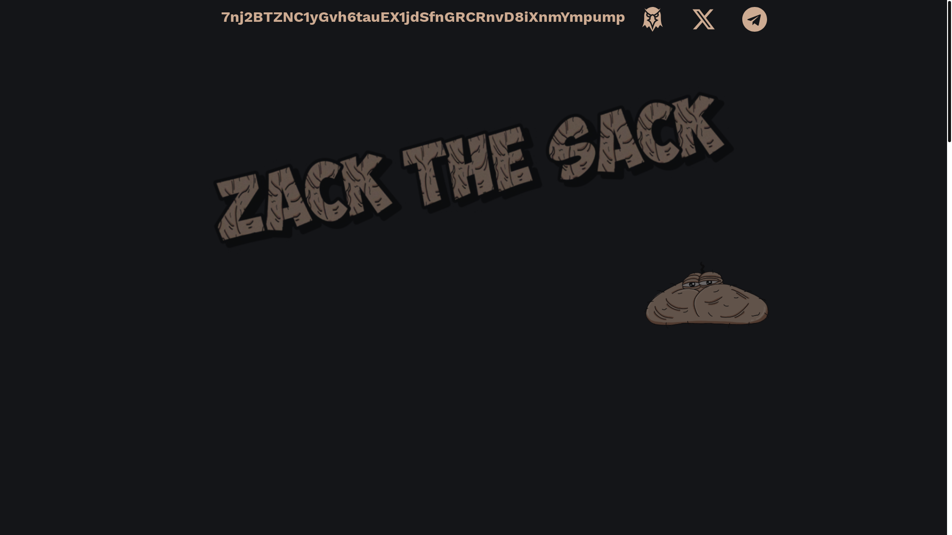 website screenshot of https://zackthesack.fun/
