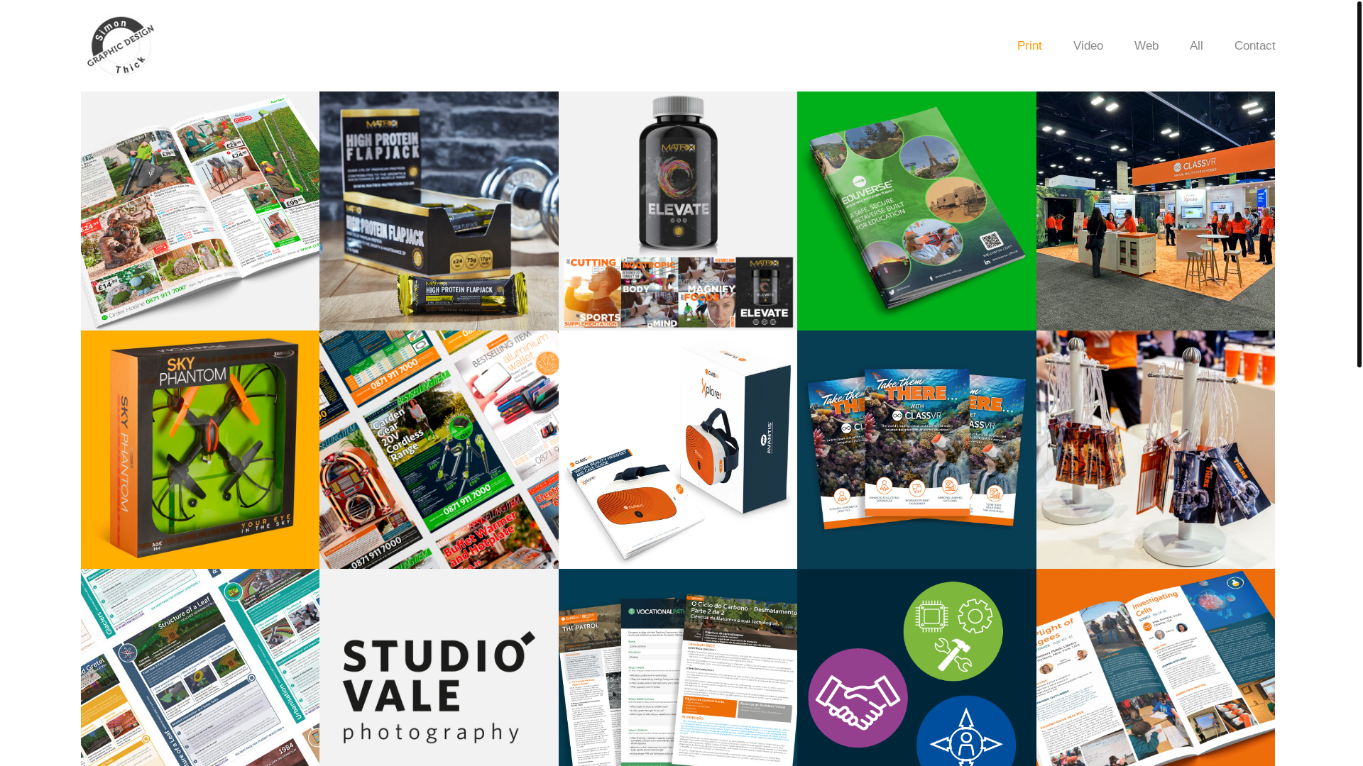 website screenshot of https://stgraphicdesign.uk/