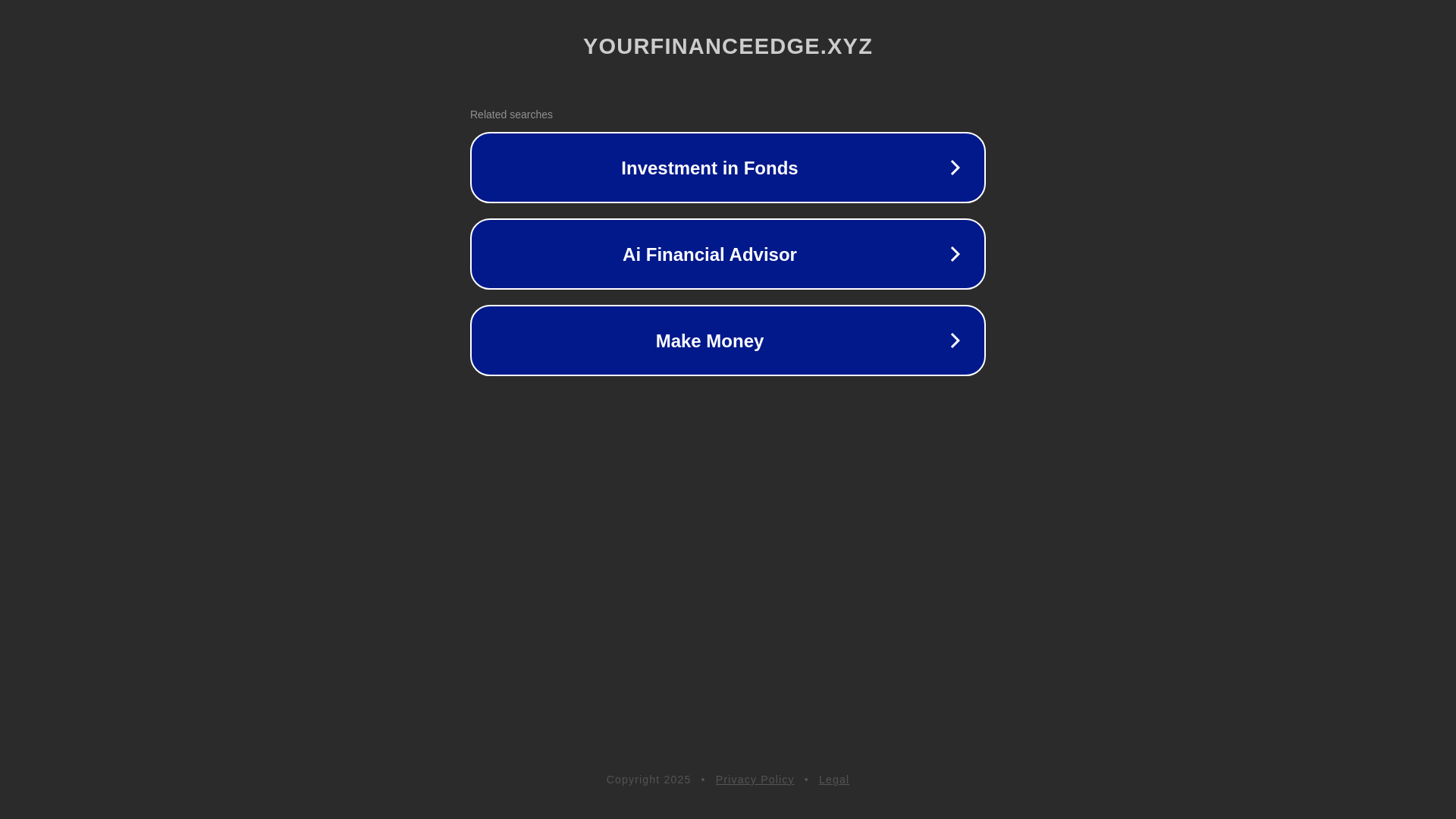 website screenshot of https://yourfinanceedge.xyz/