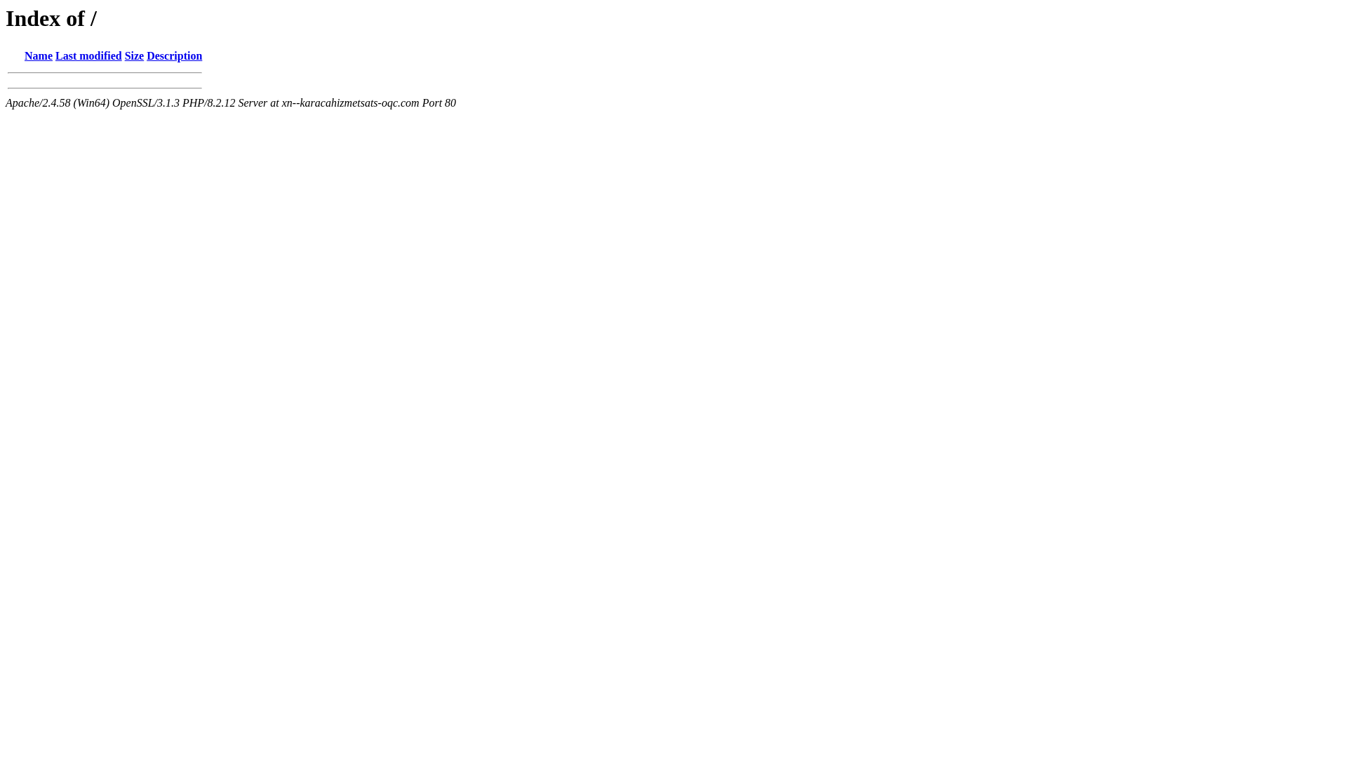 website screenshot of https://xn--karacahizmetsats-oqc.com/