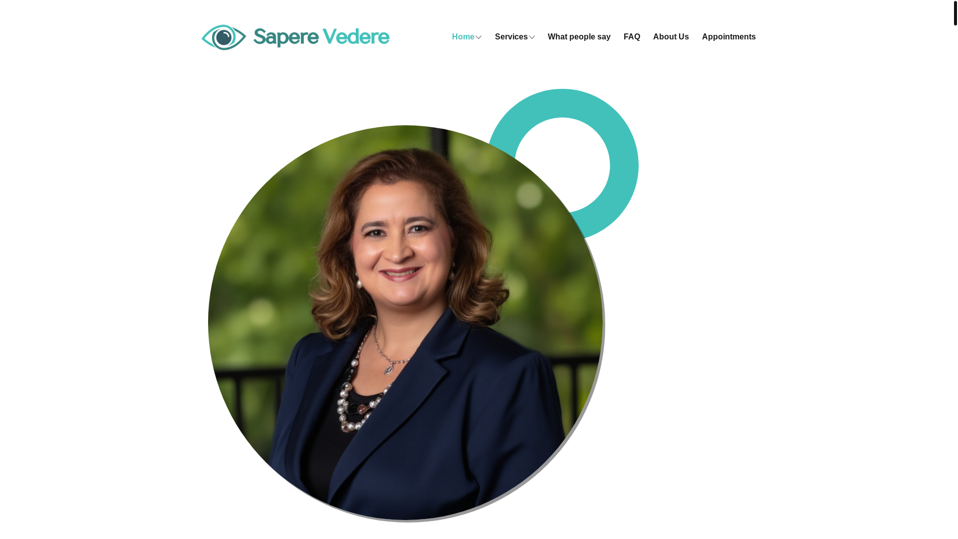 website screenshot of https://saperevedere.pages.dev/