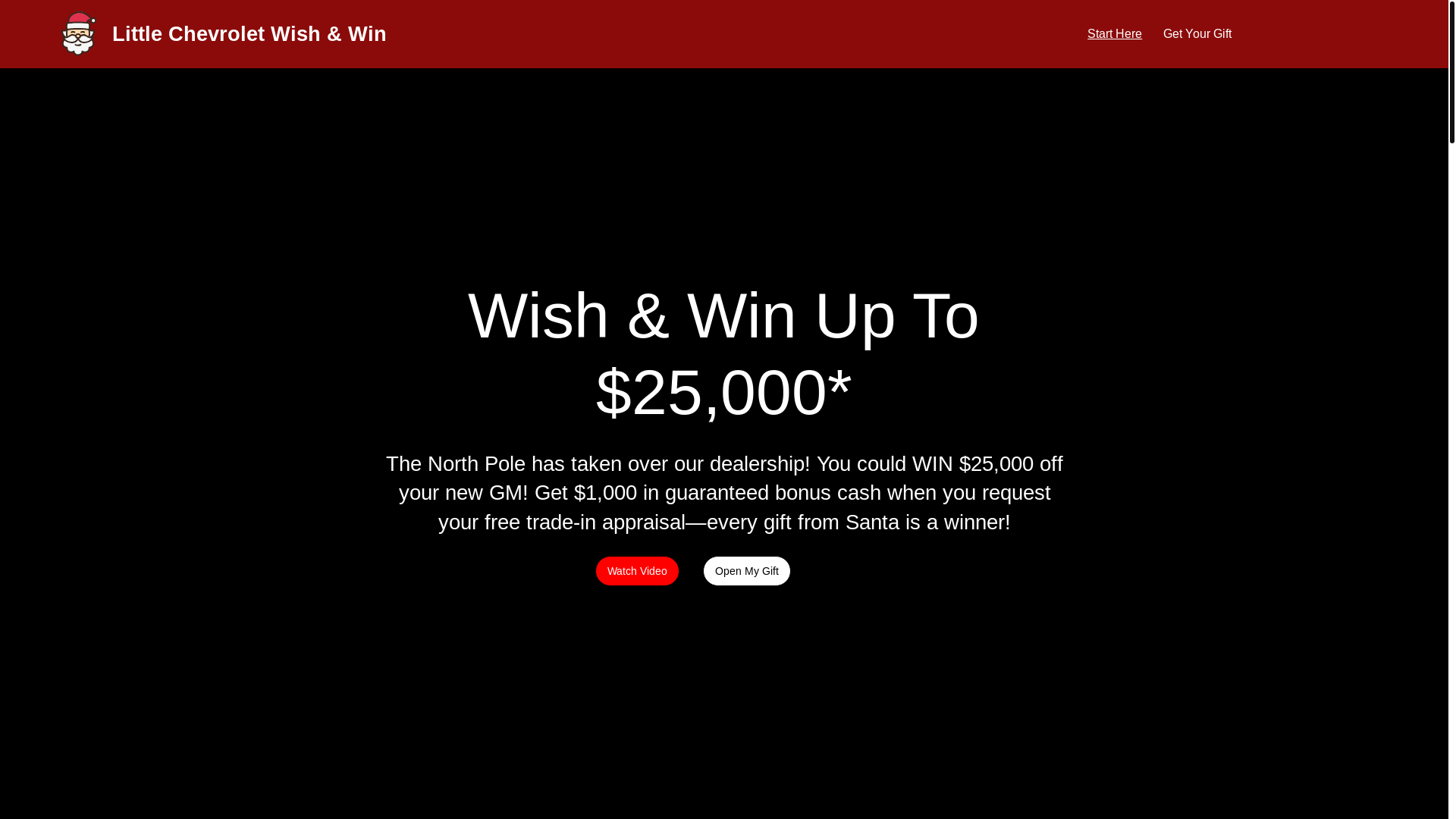 website screenshot of https://littlechevroletwishandwin.com/