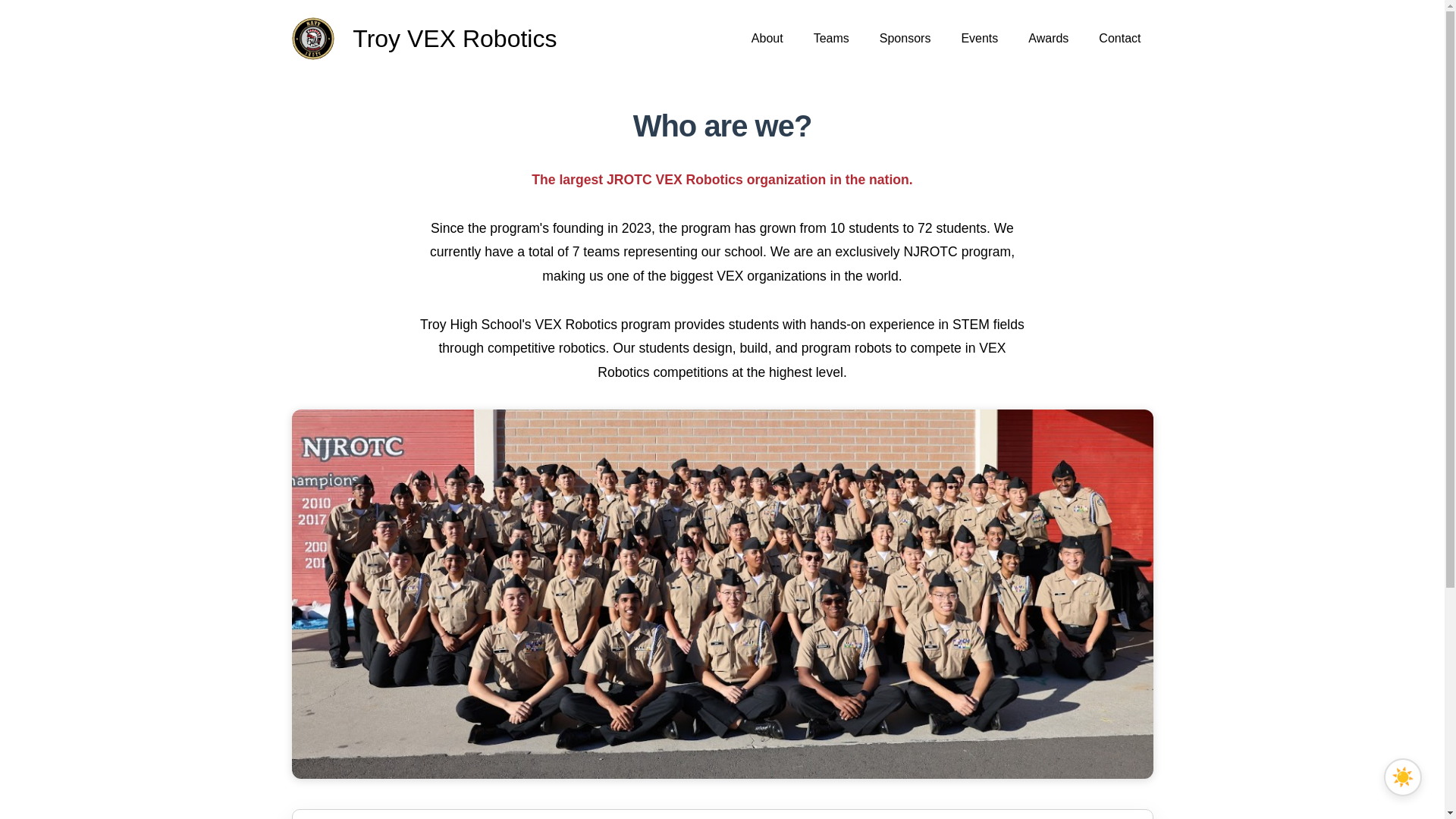 website screenshot of https://troyvex.org/