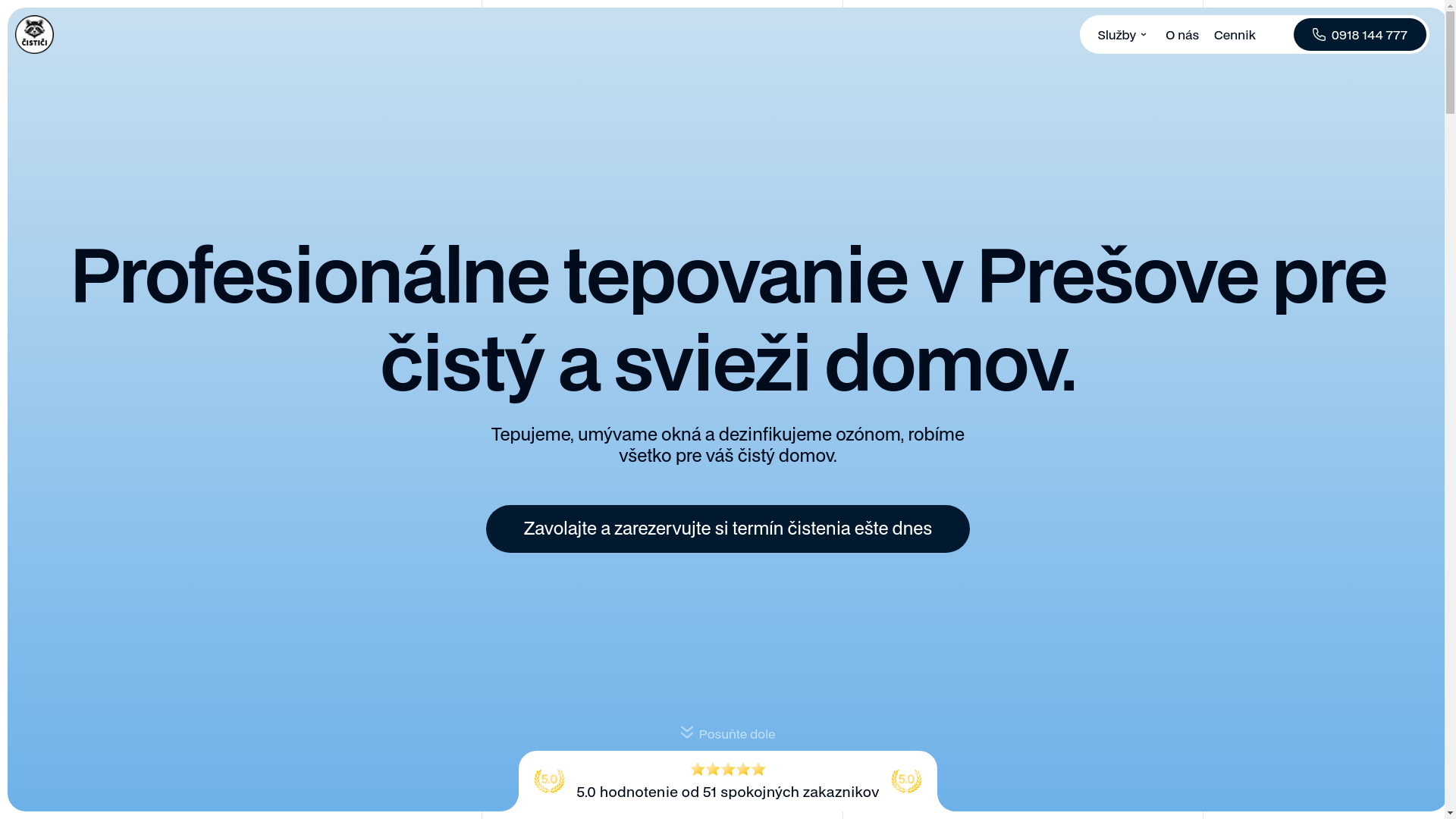 website screenshot of https://cisticipresov.pages.dev/
