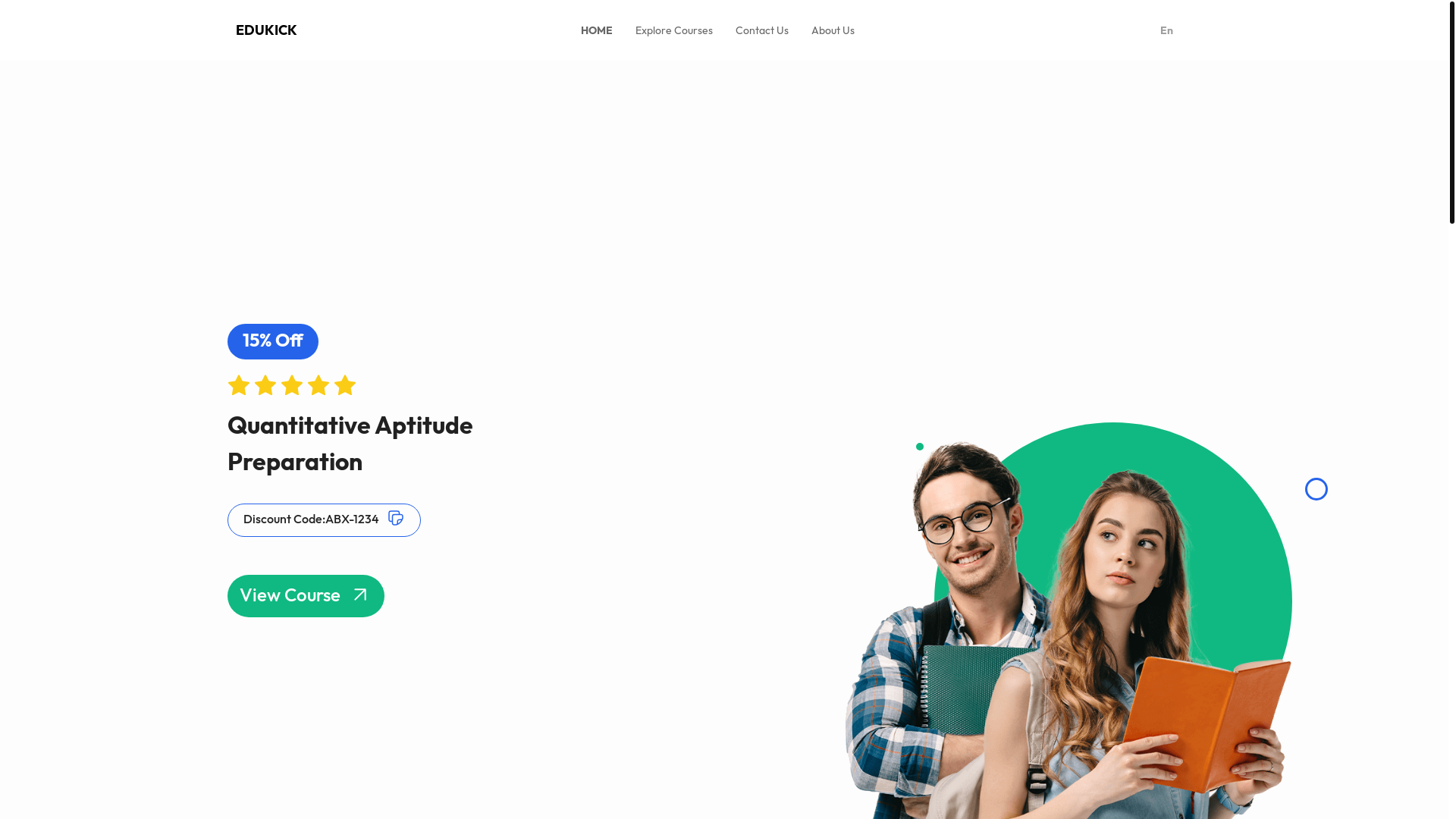 website screenshot of https://edukick.sa/