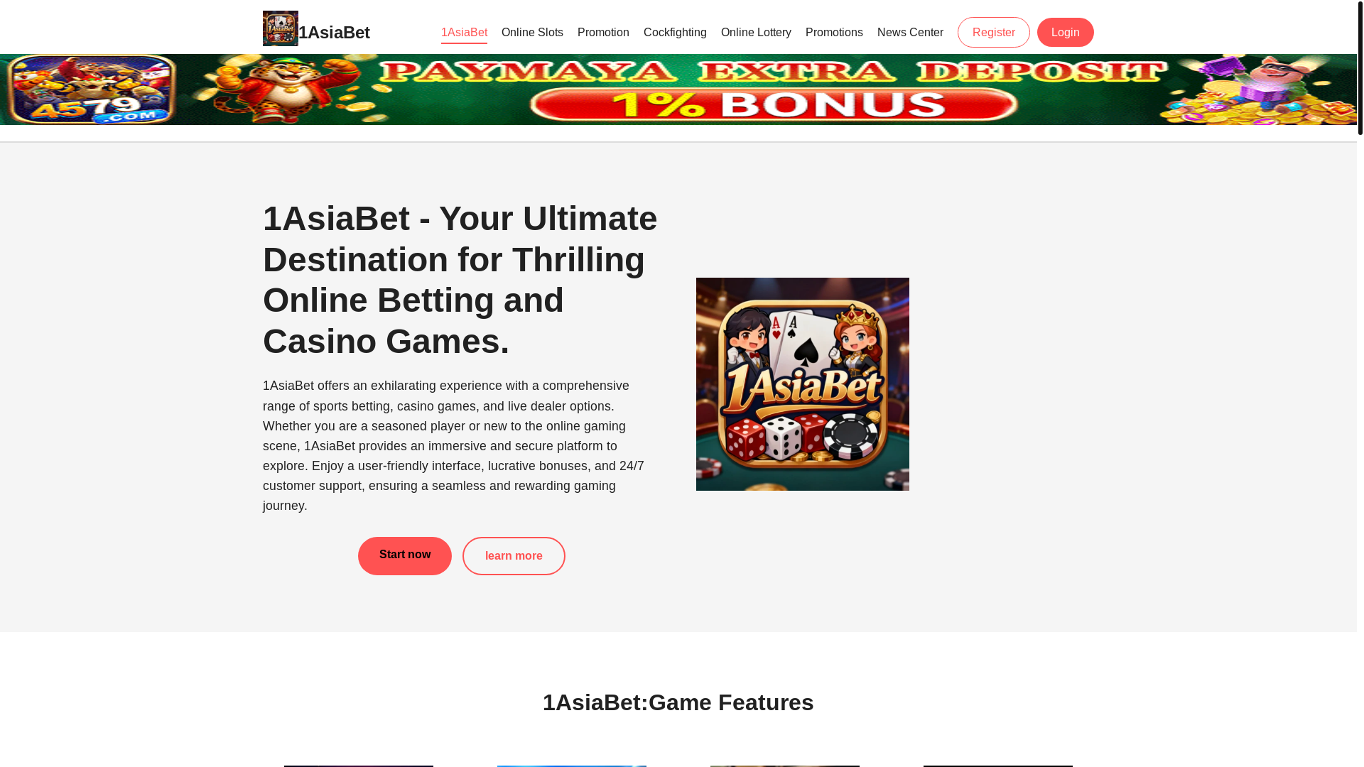 website screenshot of https://1asiabetbet.com/