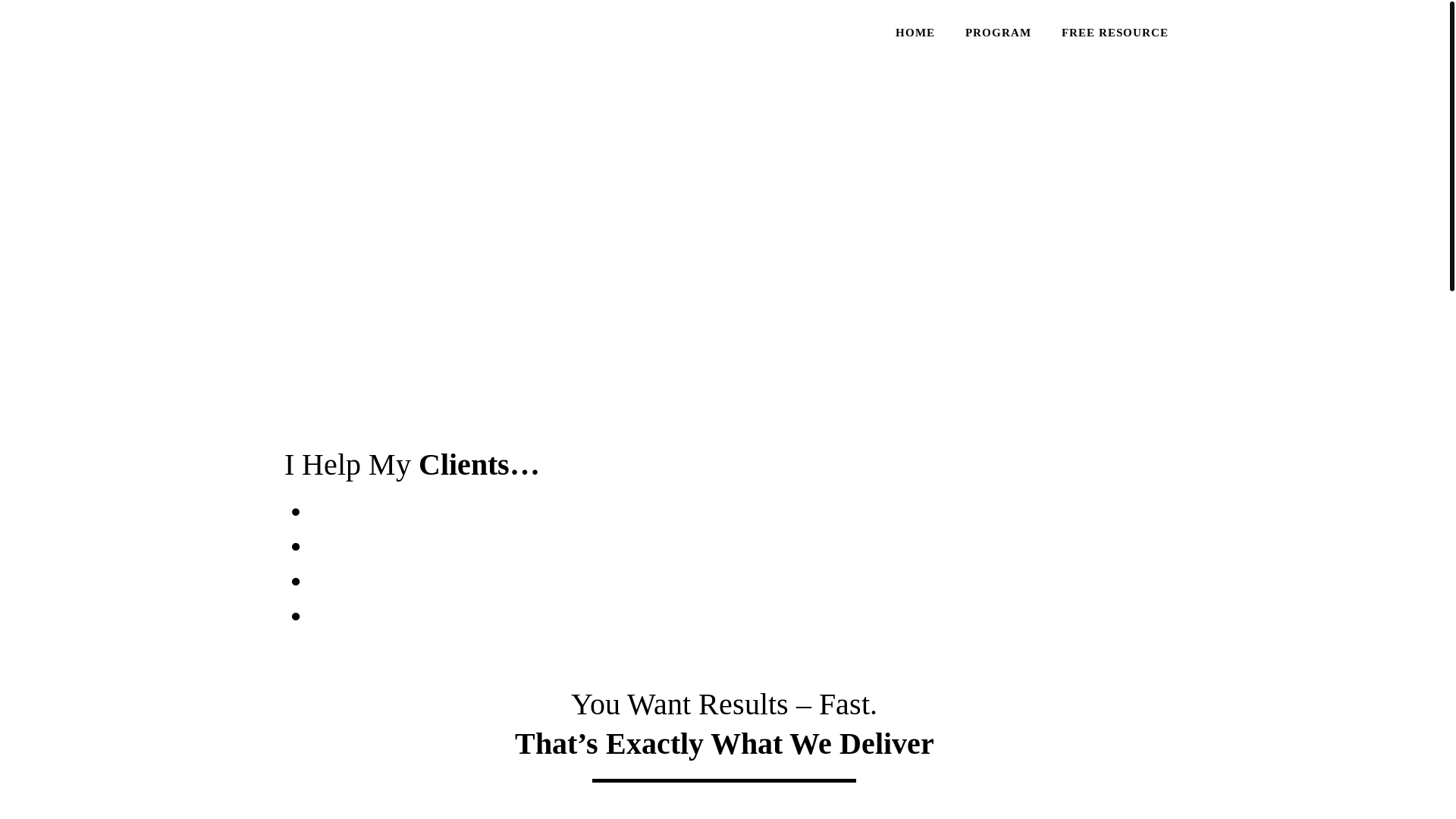 website screenshot of https://coachdylanwebb.com/