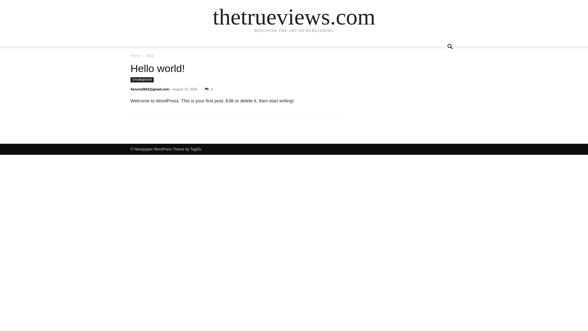 website screenshot of https://thetrueviews.com/