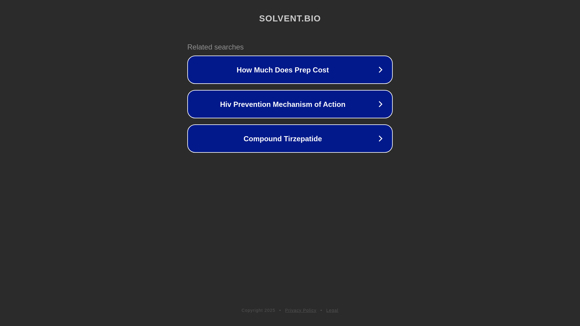 website screenshot of https://solvent.bio/