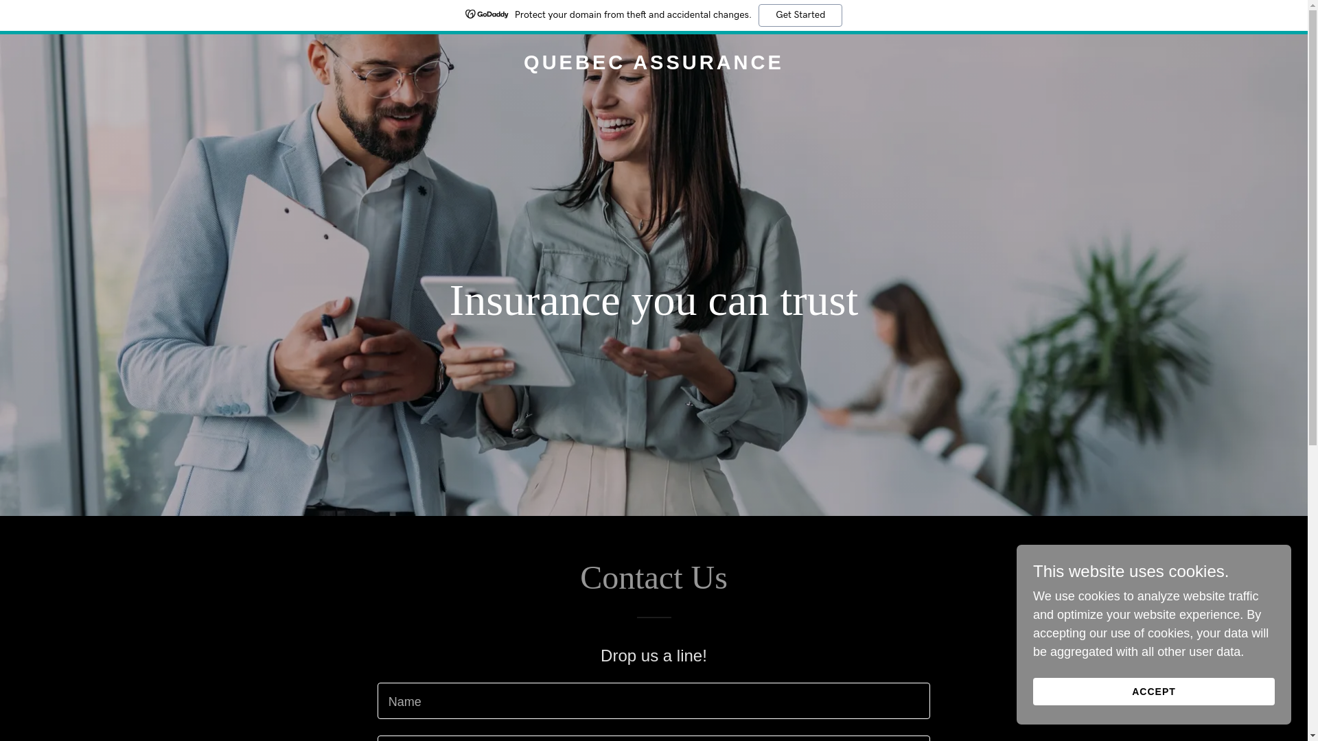 website screenshot of https://insuranceqc.ca/
