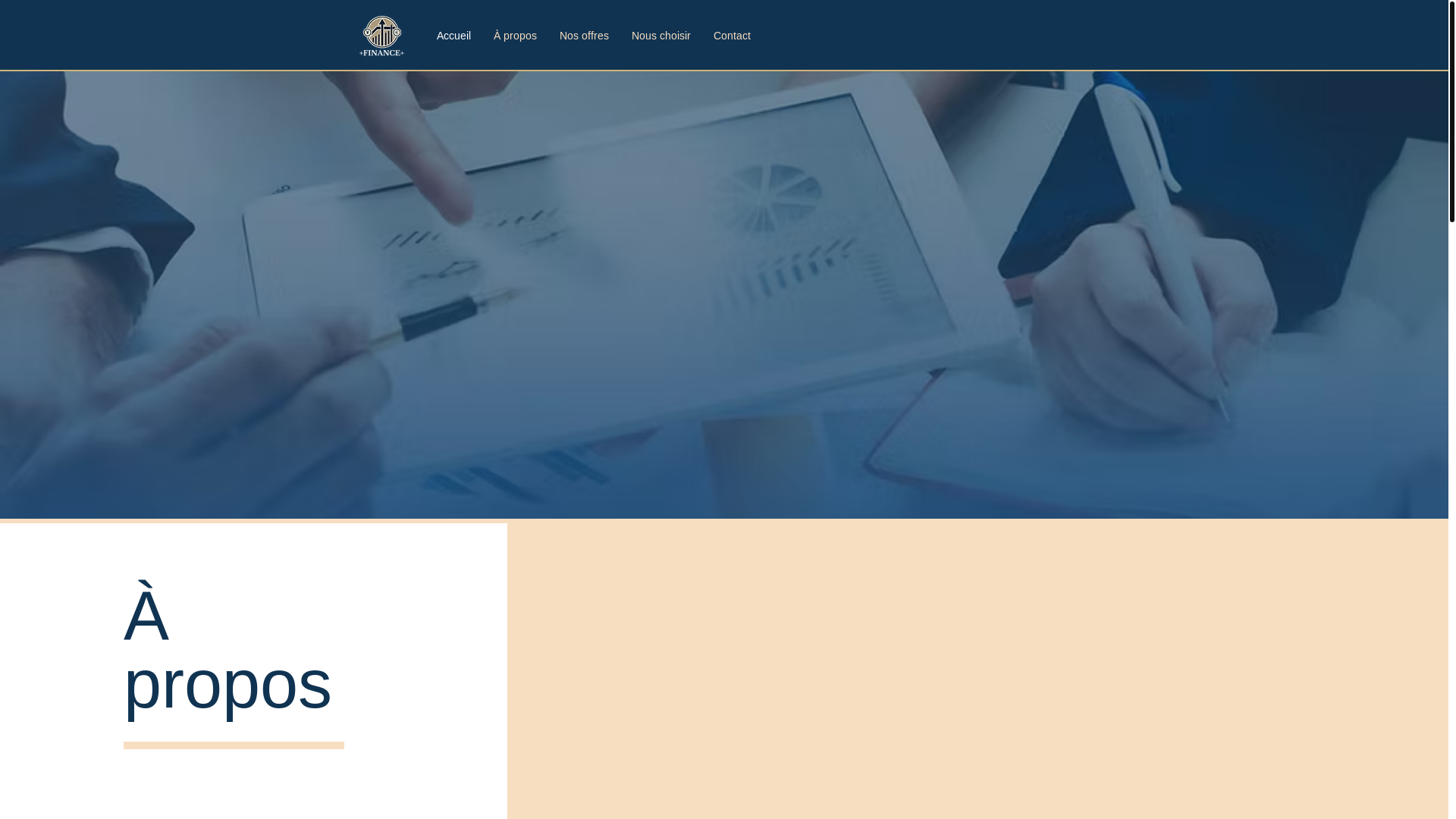 website screenshot of https://financesplus-conseil.com/