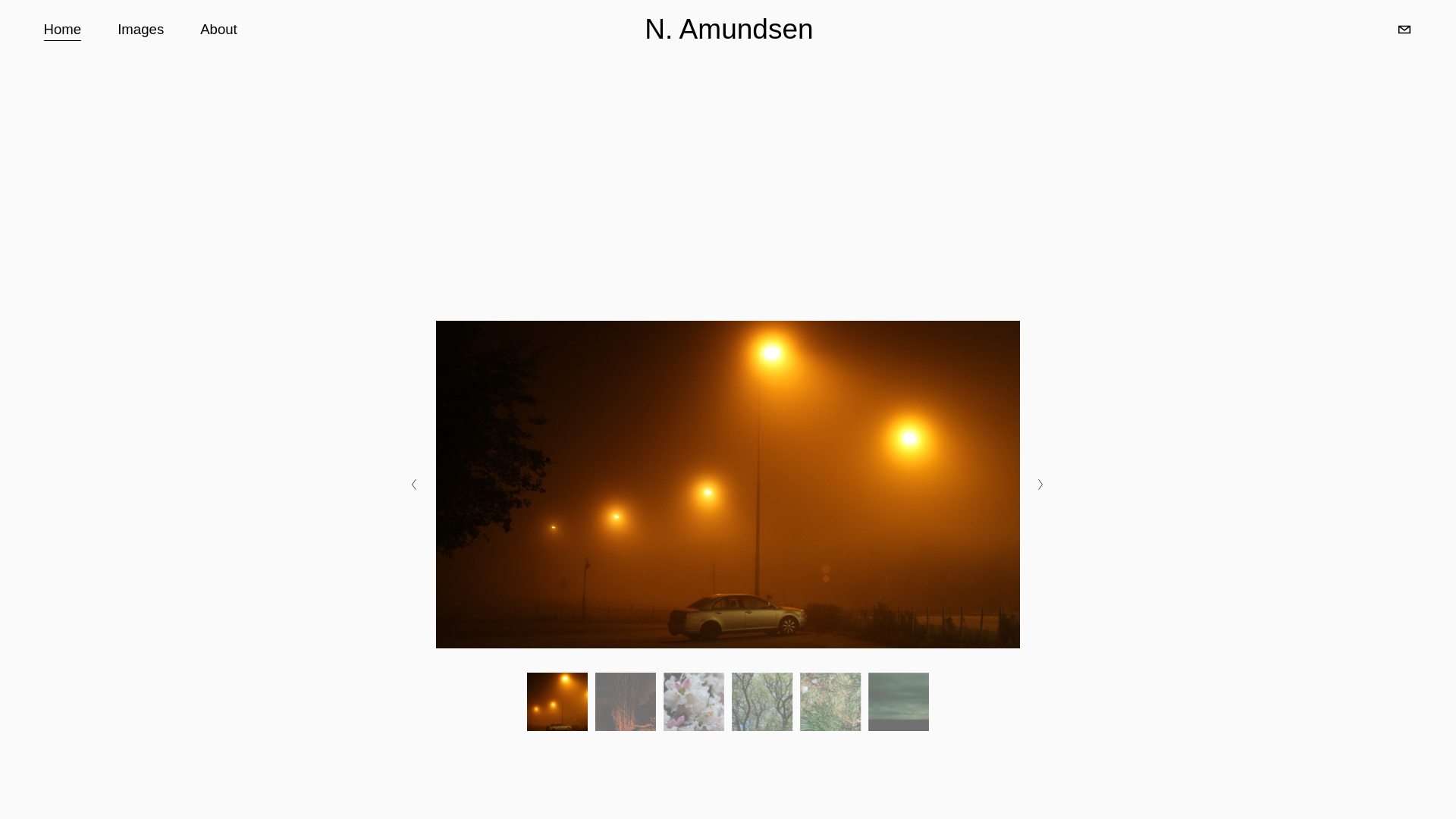 website screenshot of https://namundsen.com/