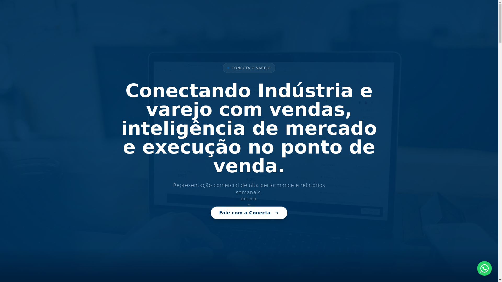 website screenshot of https://conectaovarejo.com.br/