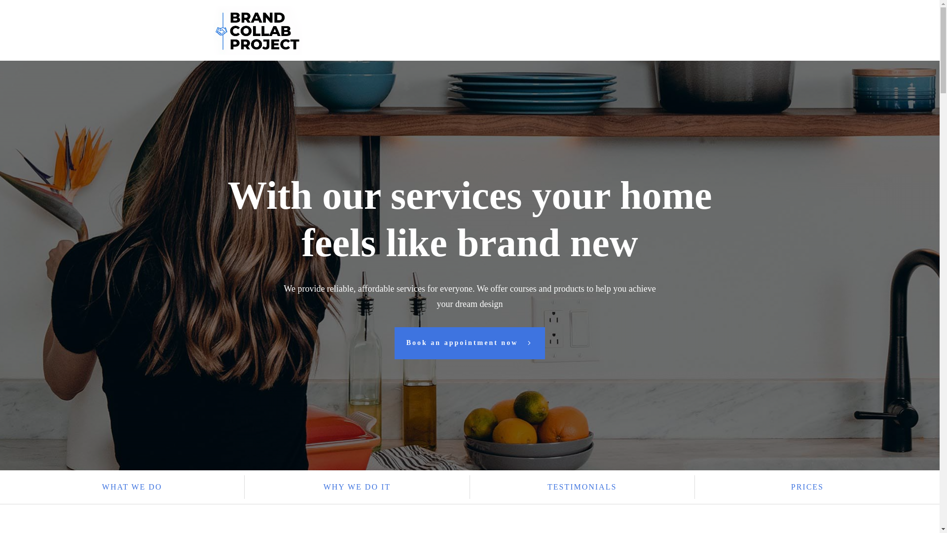 website screenshot of https://brandcollabproject.com/