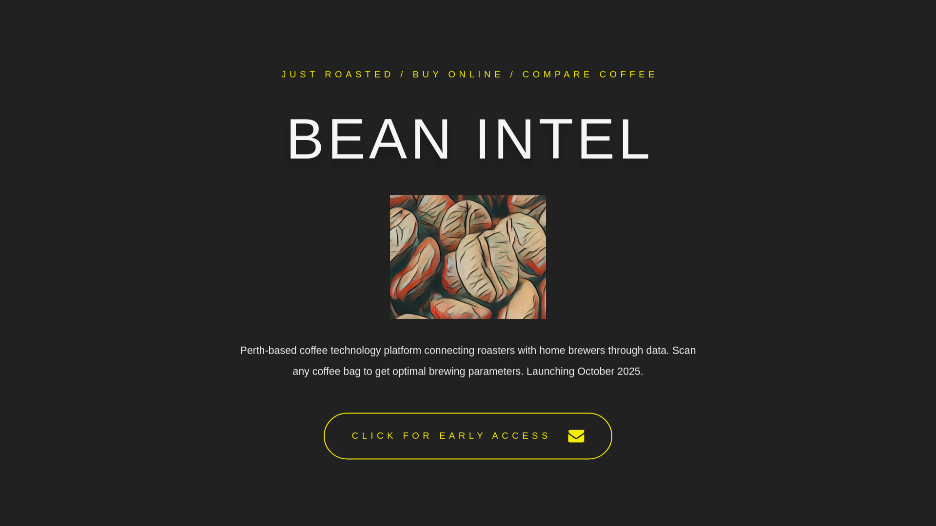 website screenshot of https://beanintel.au/