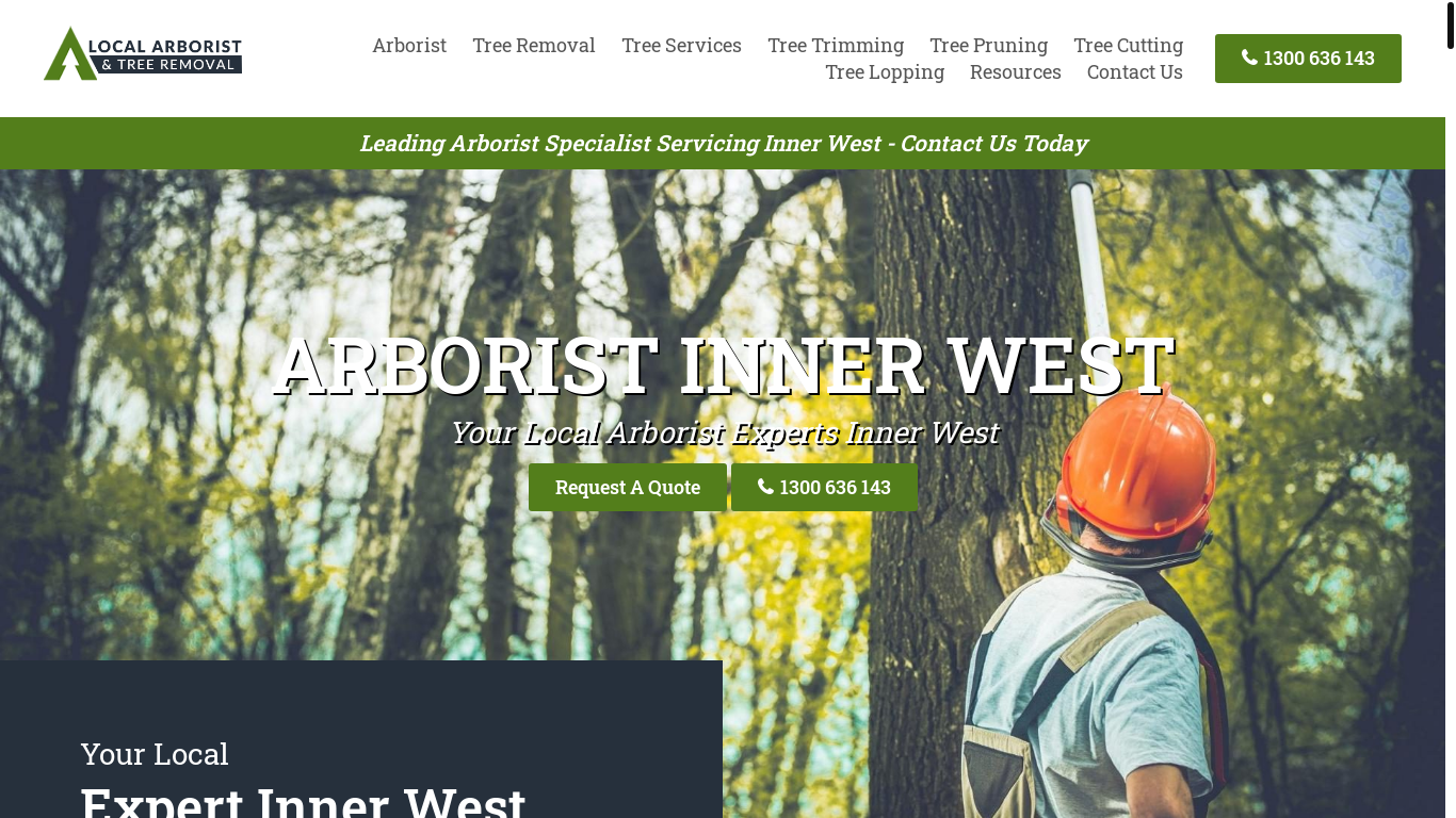 website screenshot of https://innerwesttreeremoval-com-au.pages.dev/
