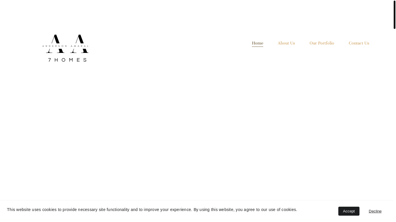 website screenshot of https://aa7homes.com/