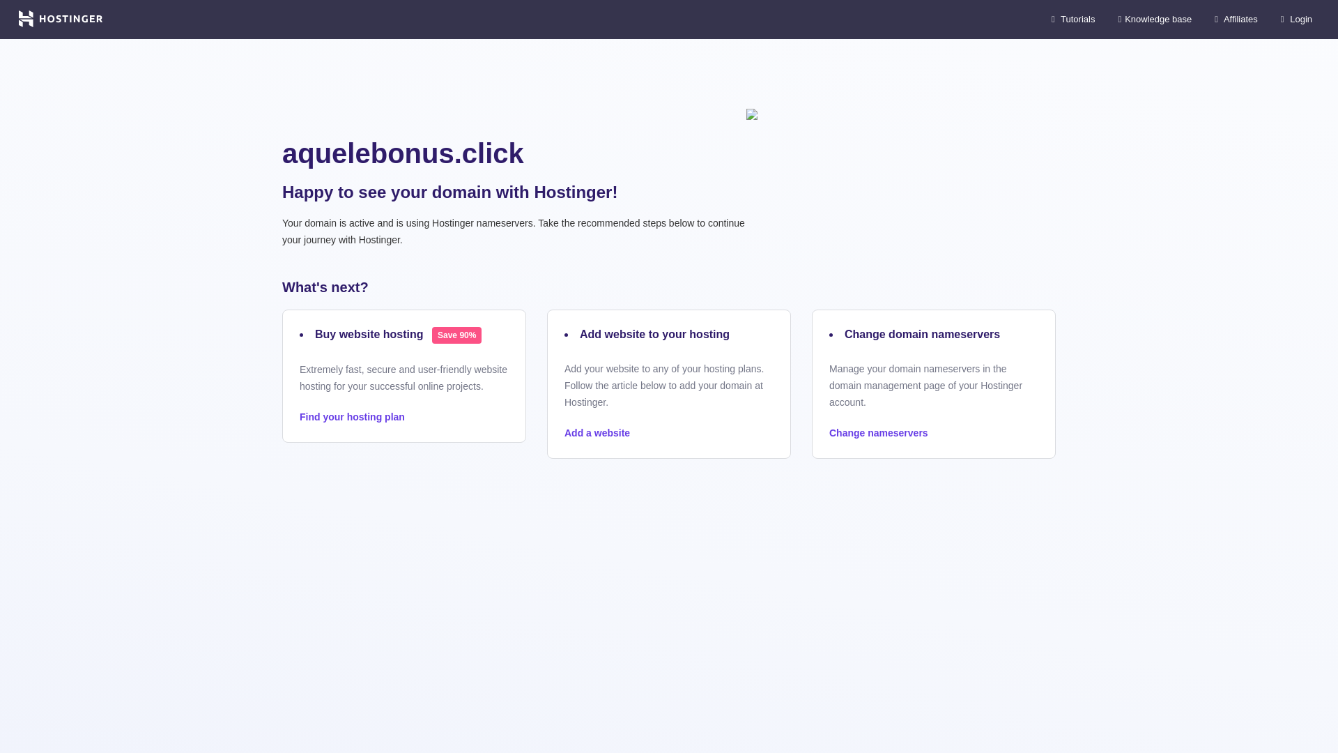 website screenshot of https://aquelebonus.click/
