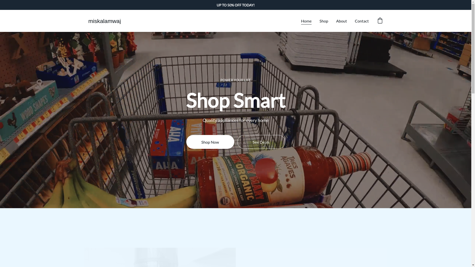 website screenshot of https://miskalamwaj.net/