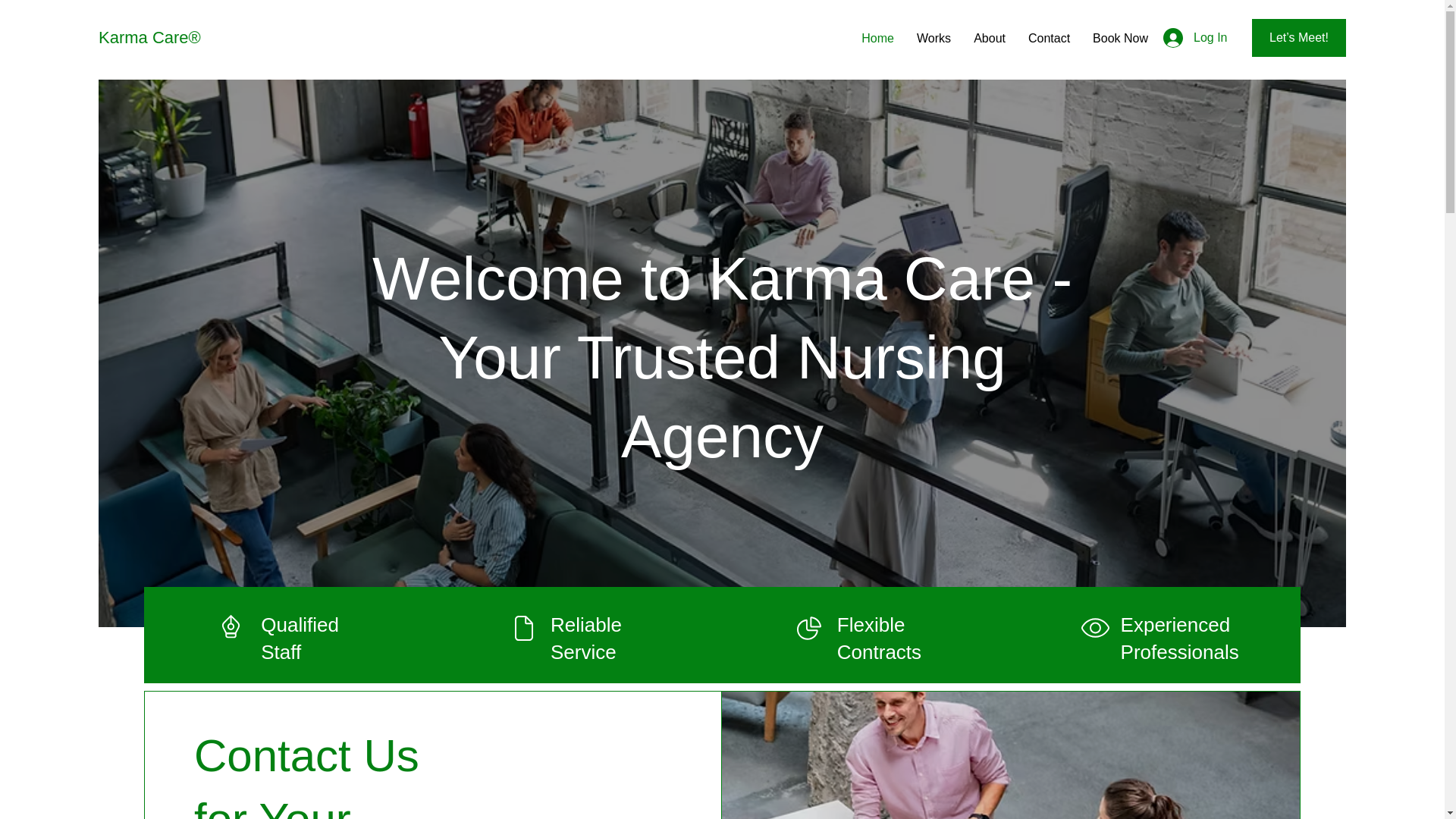 website screenshot of https://karma-care-services.com/