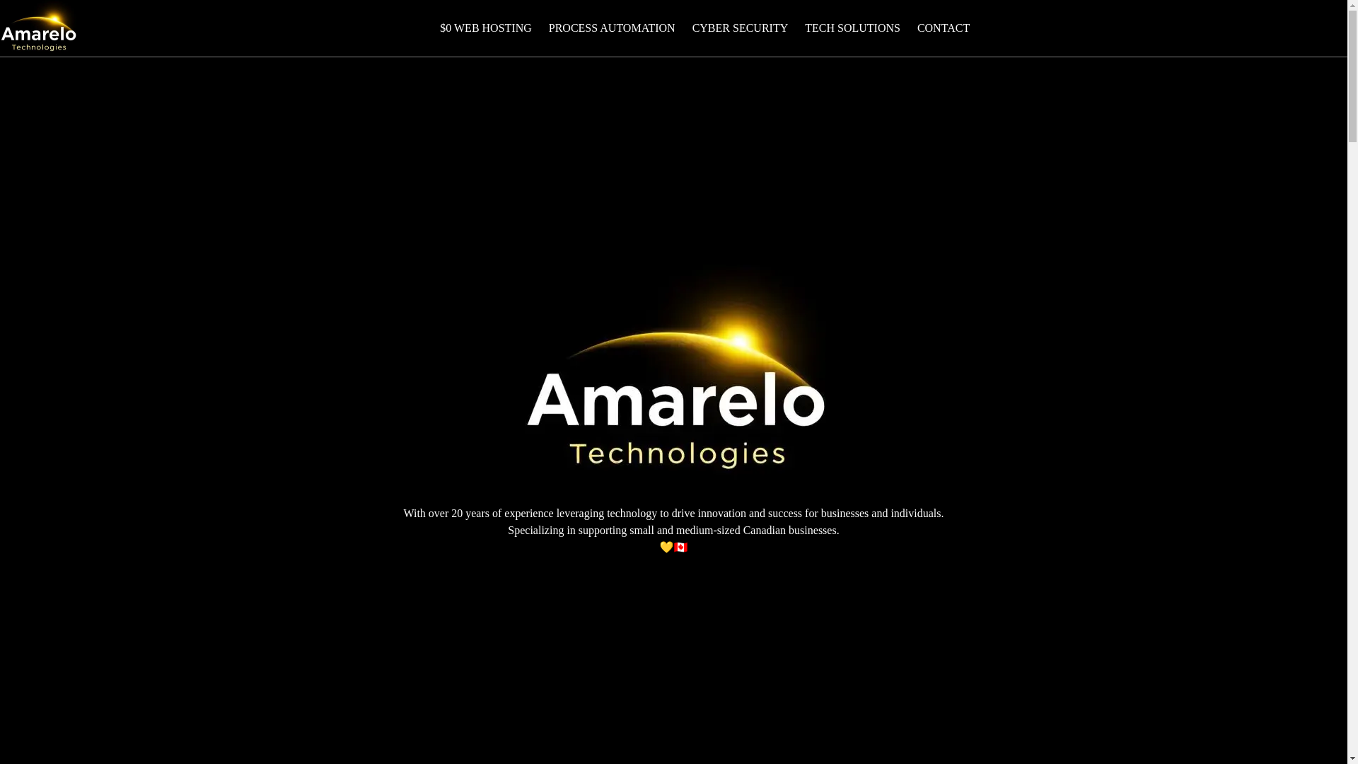 website screenshot of https://amarelotech-site.pages.dev/