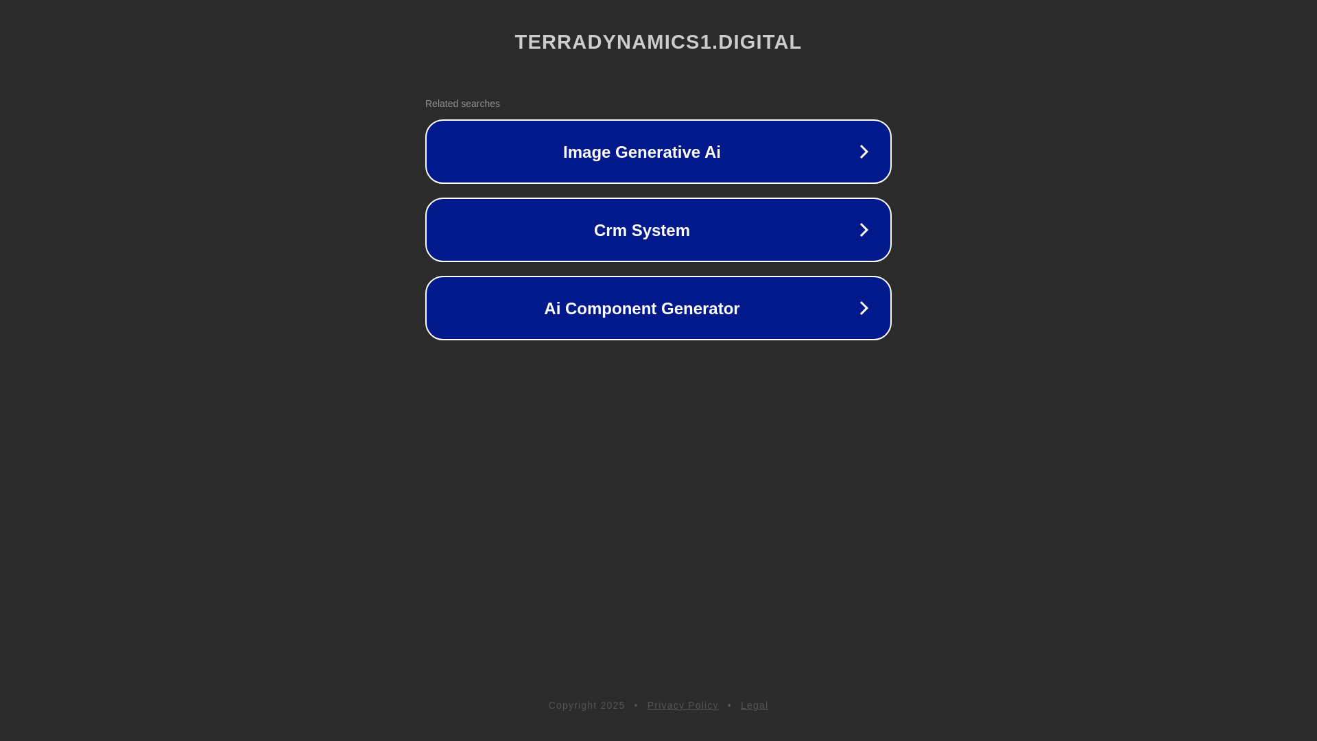 website screenshot of https://terradynamics1.digital/