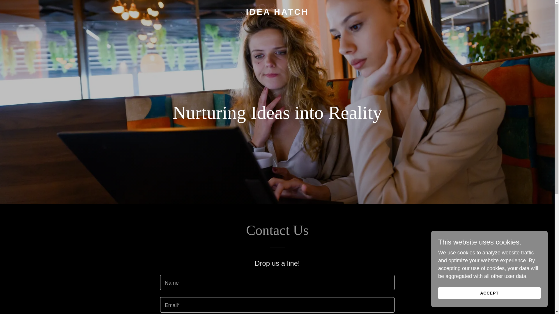 website screenshot of https://ideahatch.site/