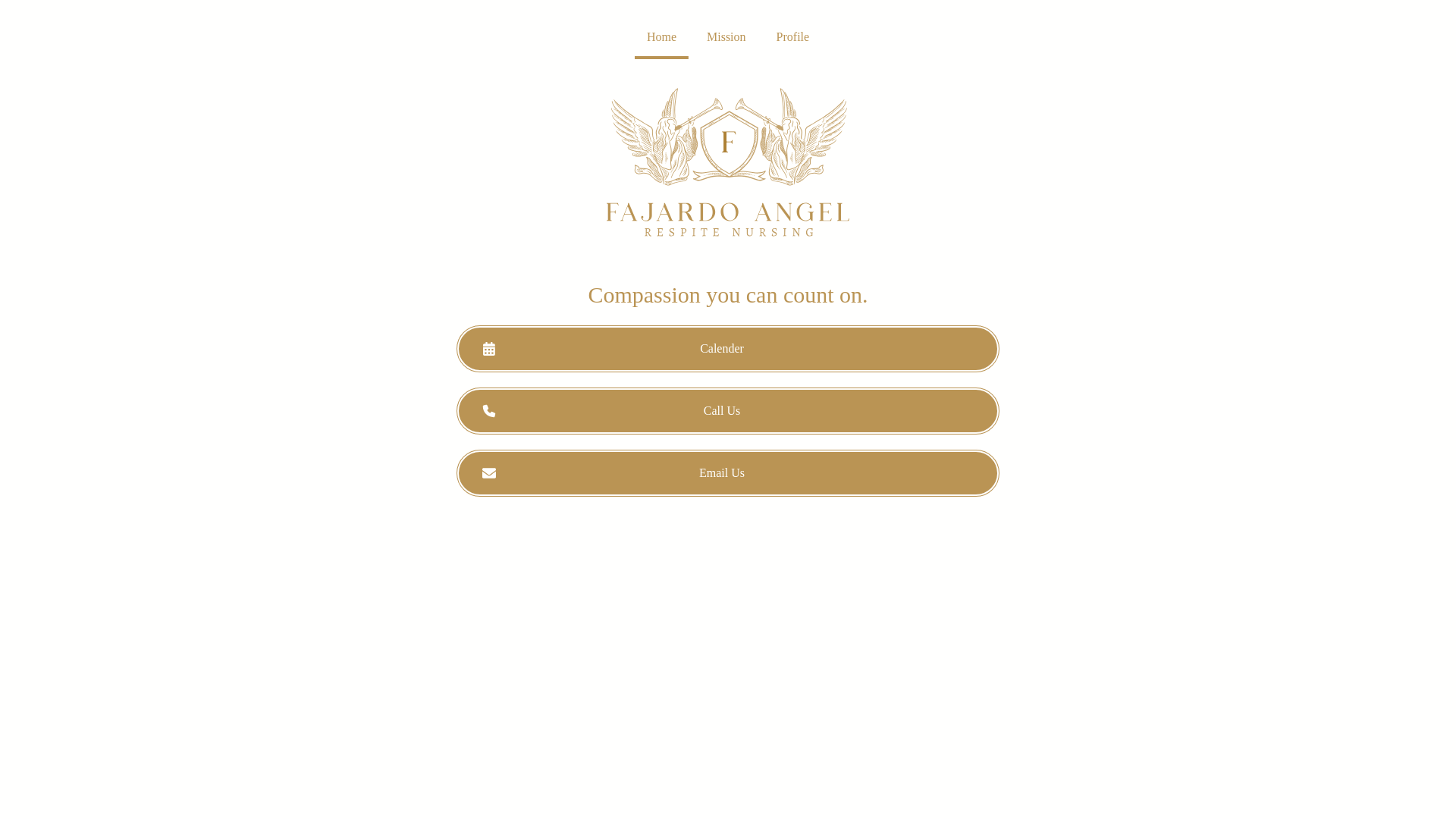 website screenshot of https://fajardoangelrespitenursing.com/