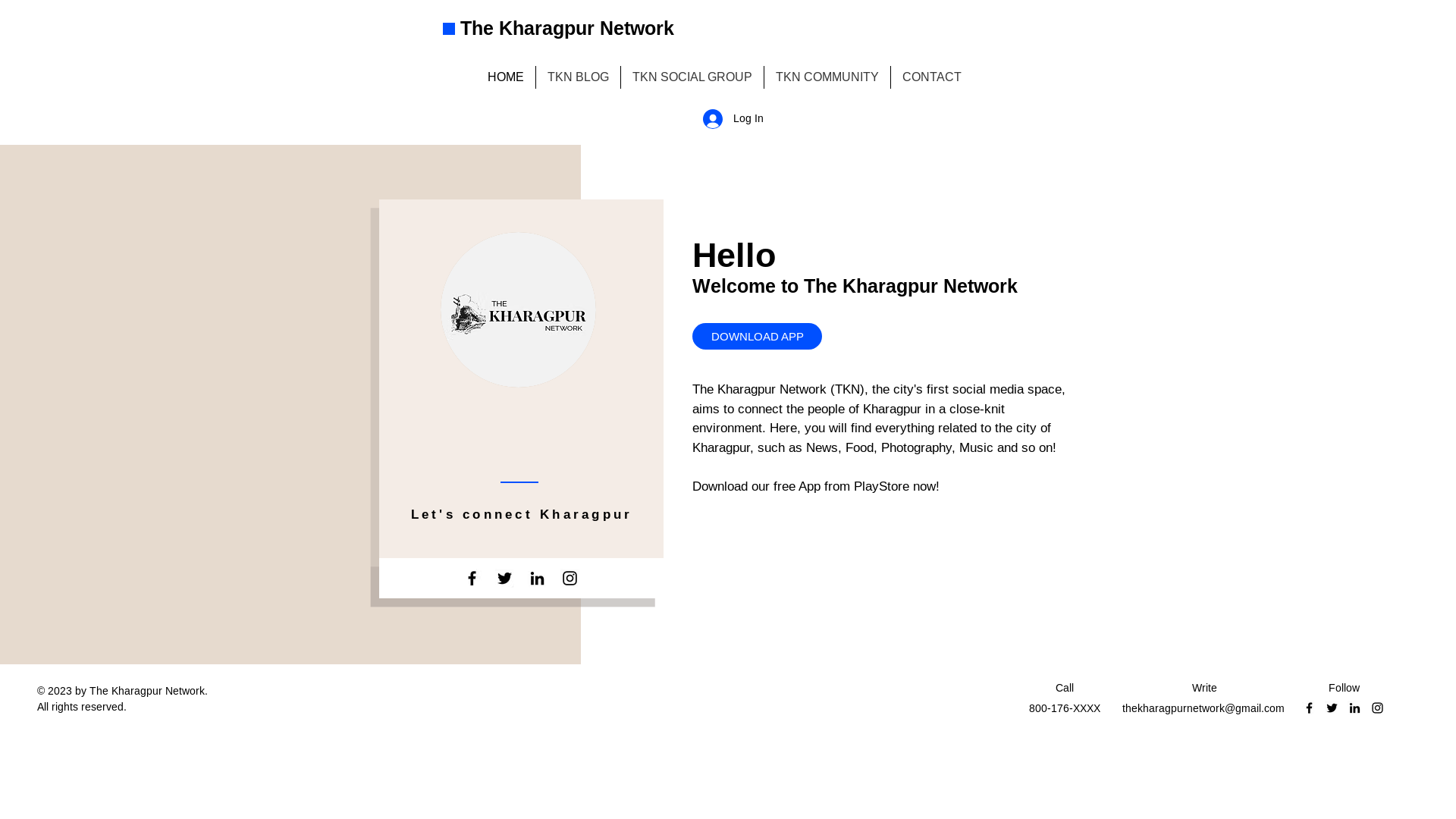 website screenshot of https://thekharagpurnetwork.com/