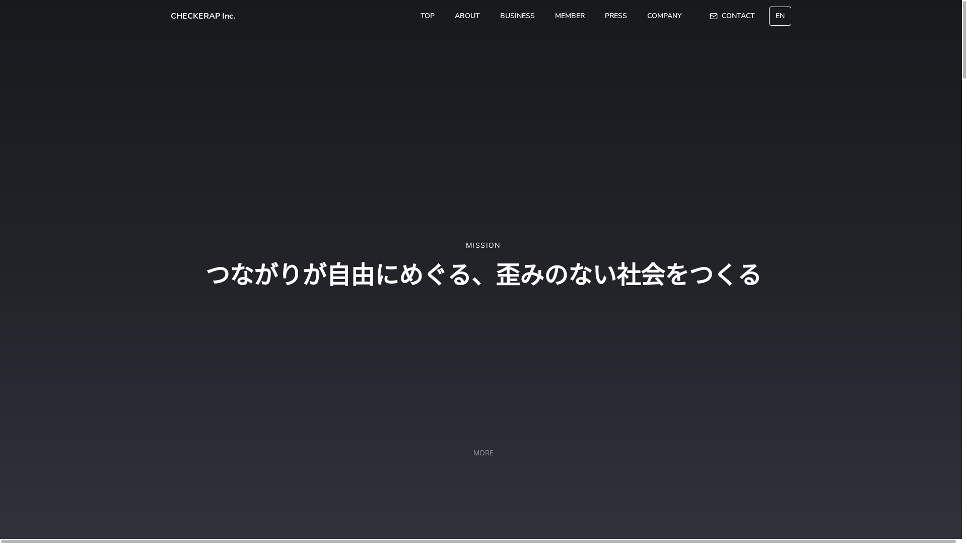 website screenshot of https://checkerap-corporate-site.pages.dev/