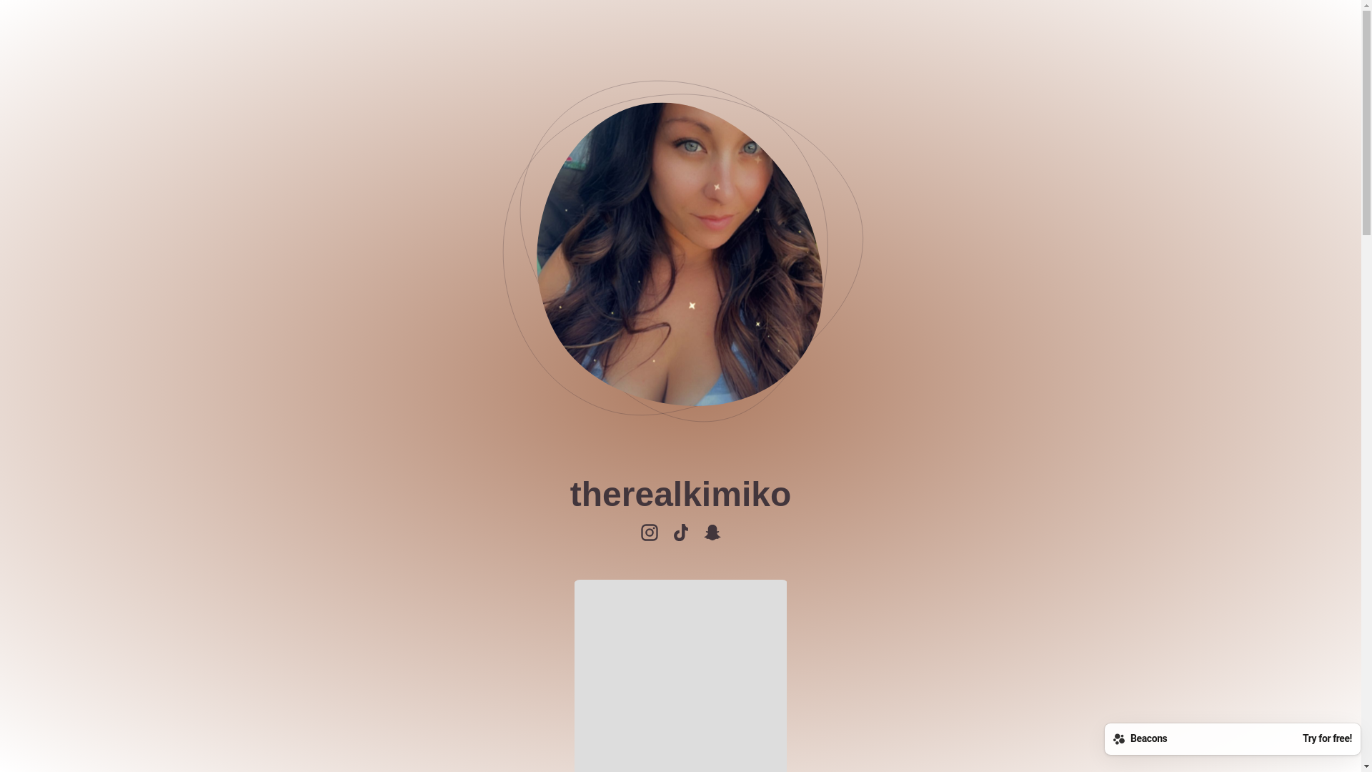 website screenshot of https://therealkimiko.com/
