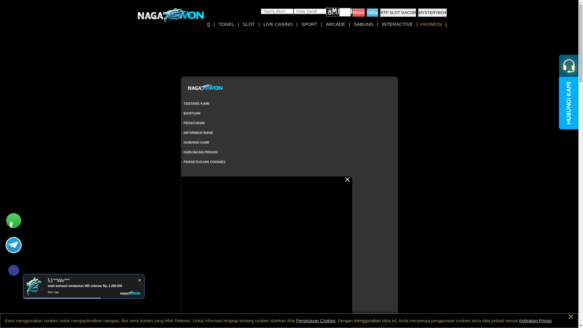 website screenshot of https://nagawonmenujuemas.com/