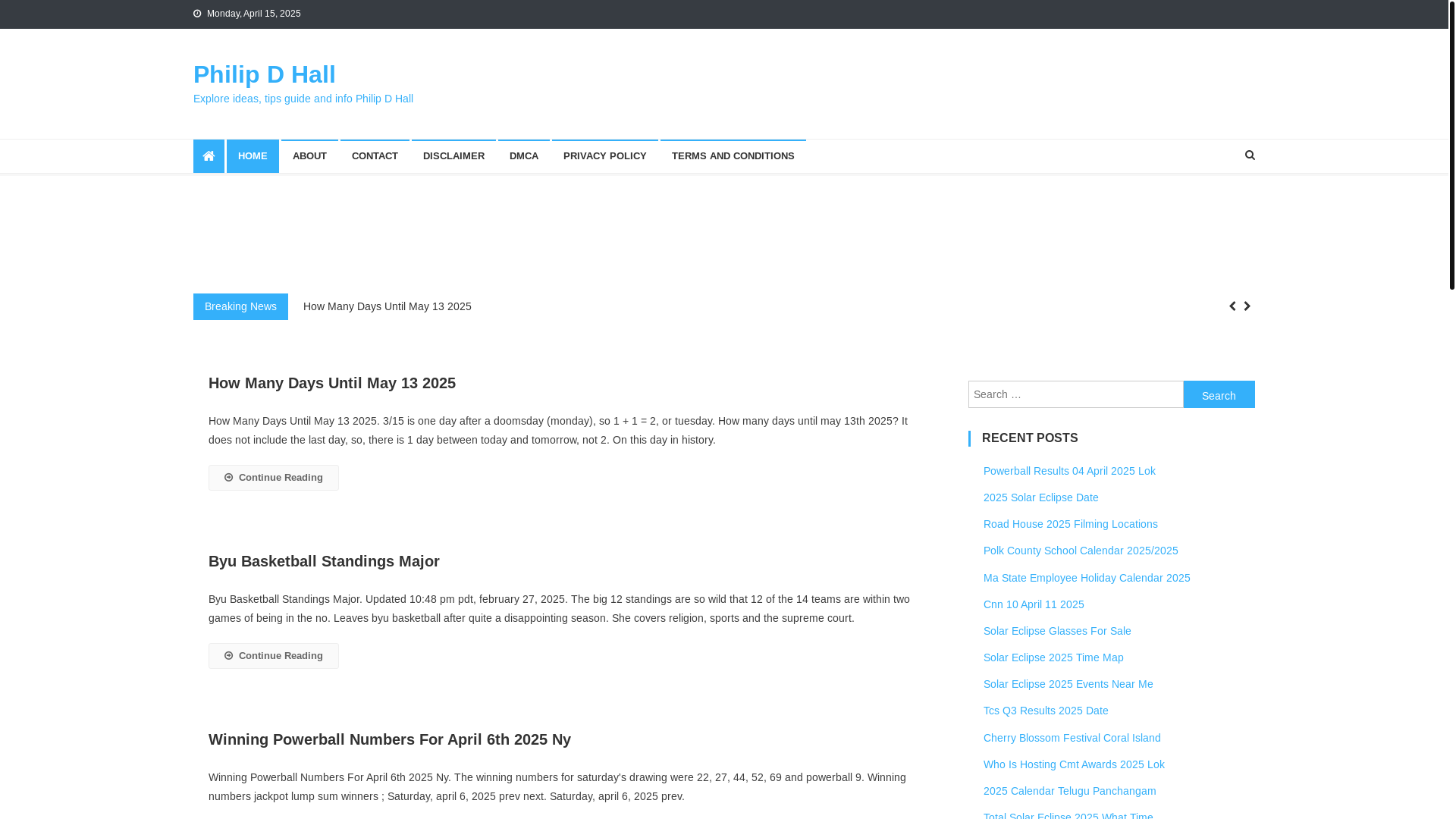 website screenshot of https://philipdhallm.pages.dev/