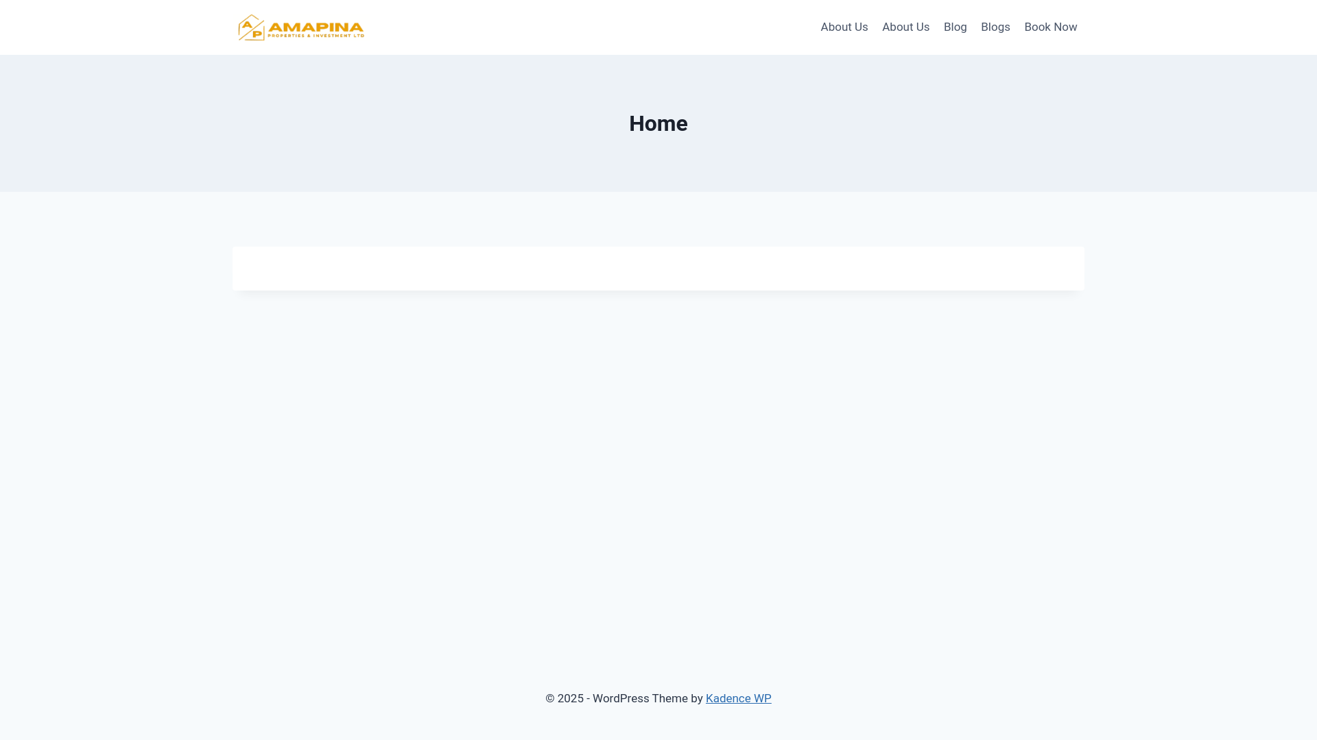 website screenshot of https://amapinaproperties.com/
