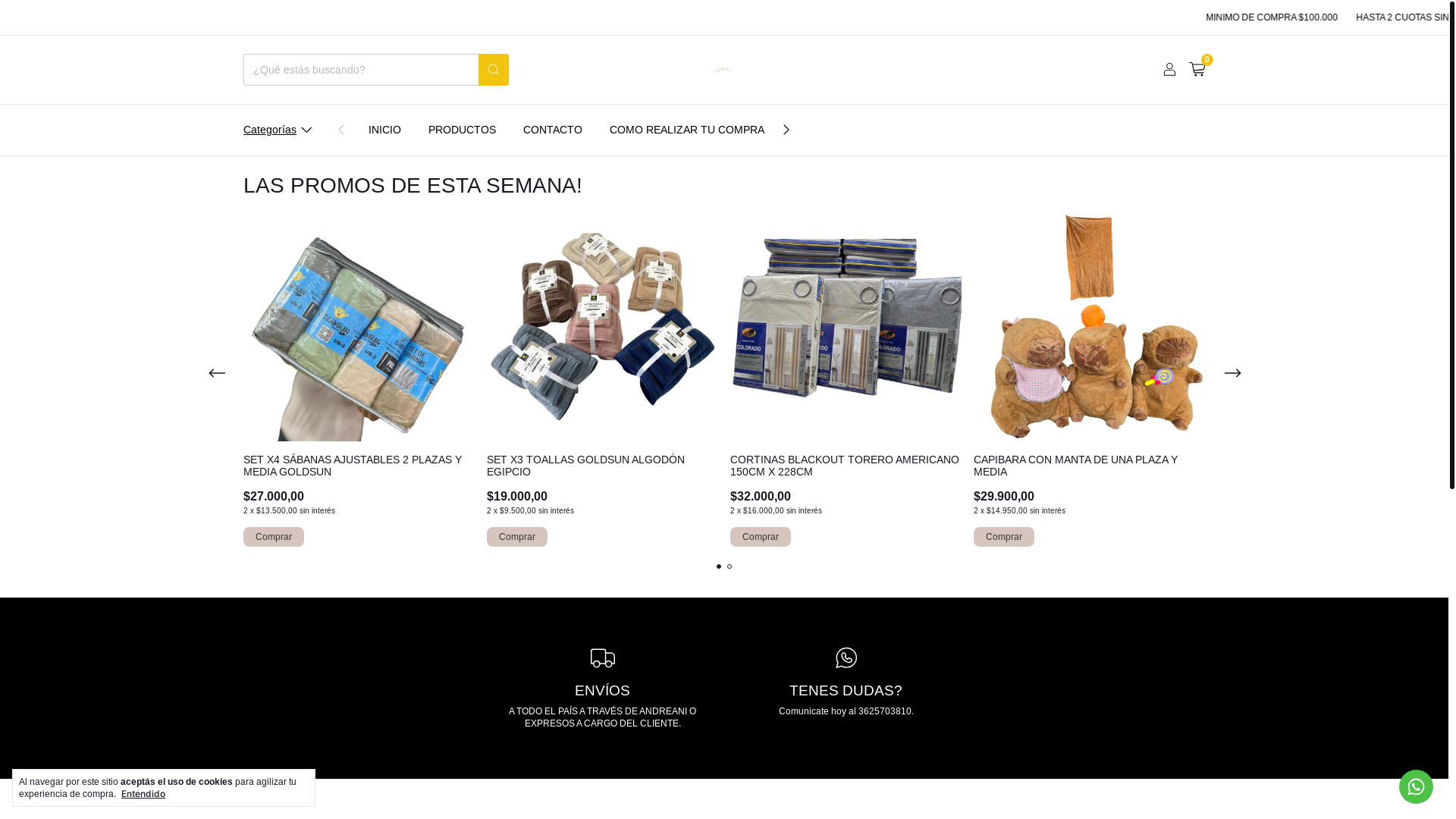 website screenshot of https://dignostore.com.ar/