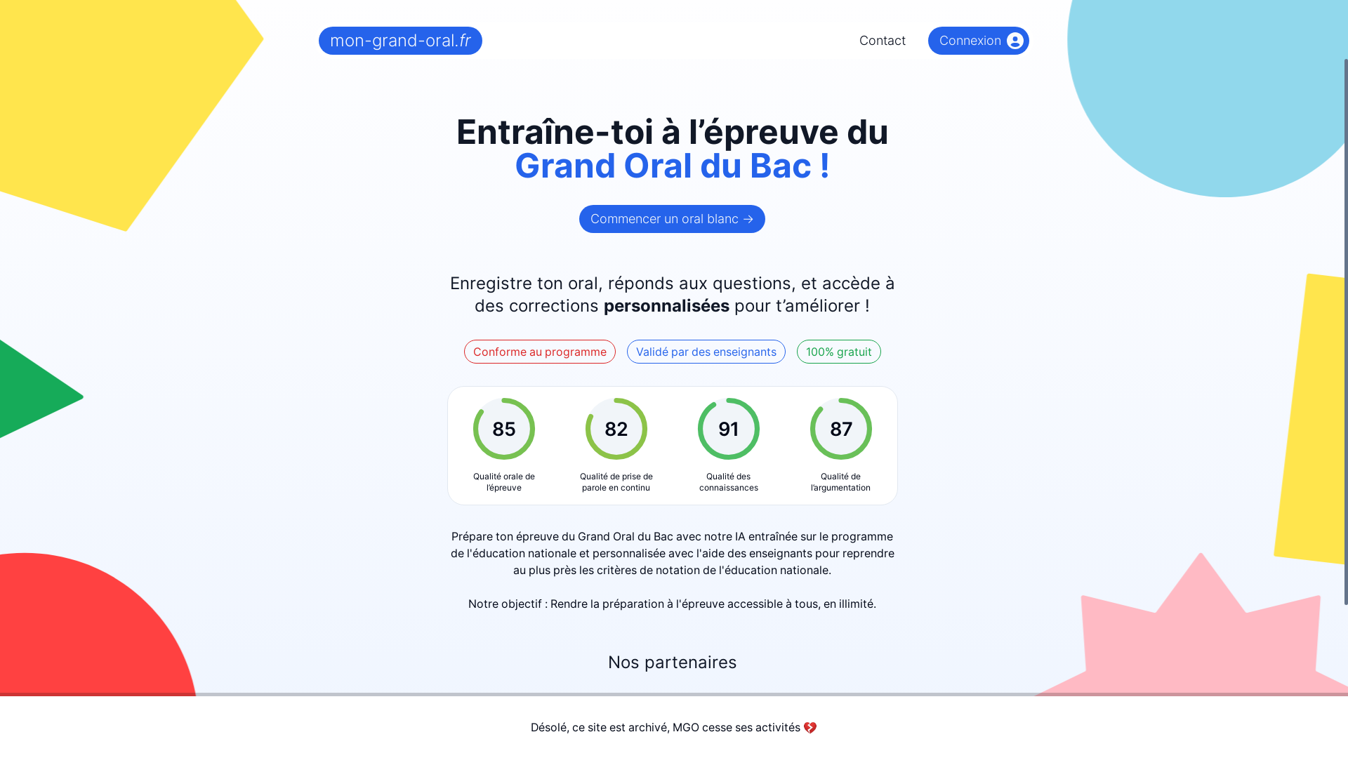 website screenshot of https://mgo-archived.pages.dev/